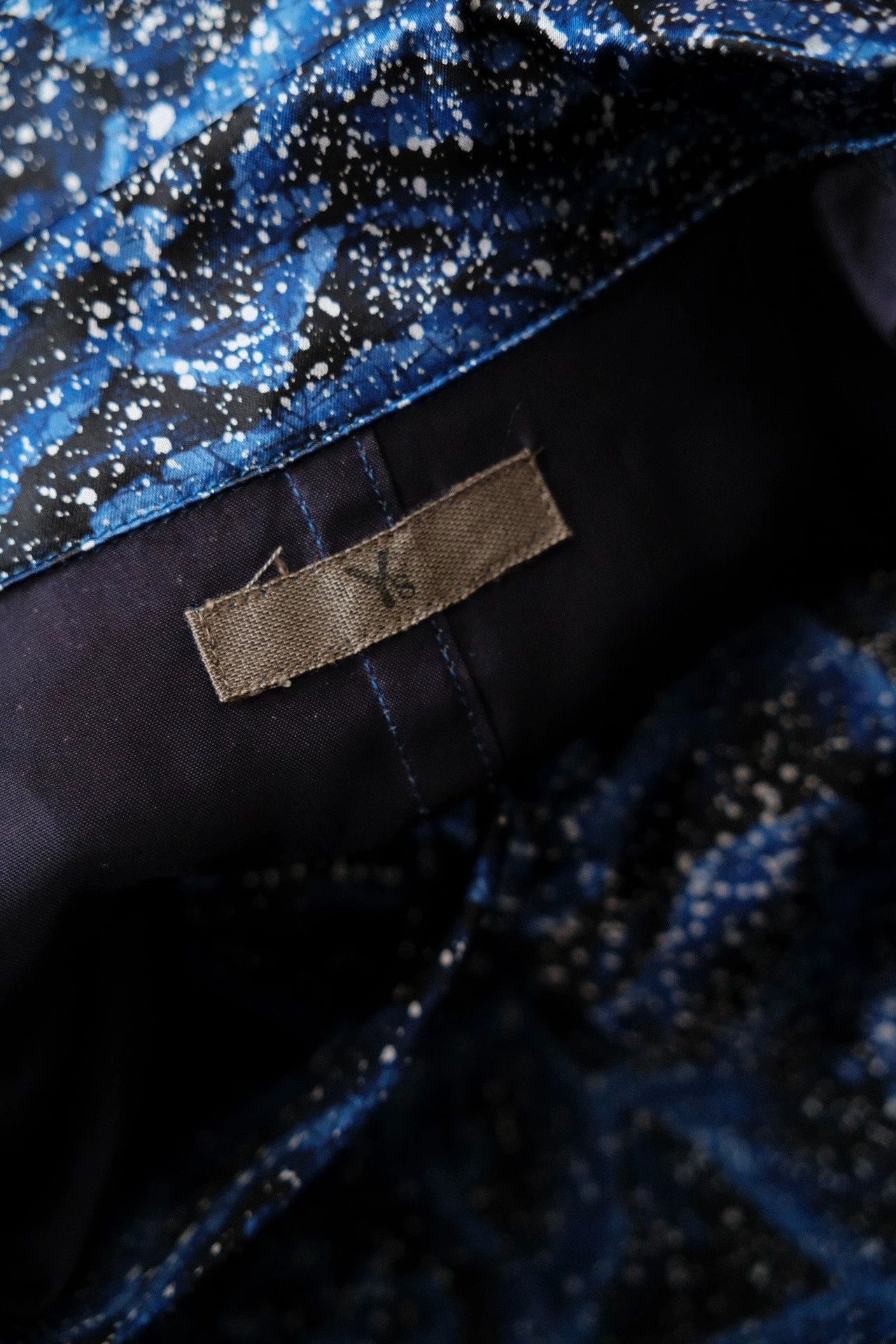 Yohji Yamamoto Yohji Yamamoto 70s Archive Blue Flame Ink Wash Shirt Size US M / EU 48-50 / 2 - 9 Thumbnail
