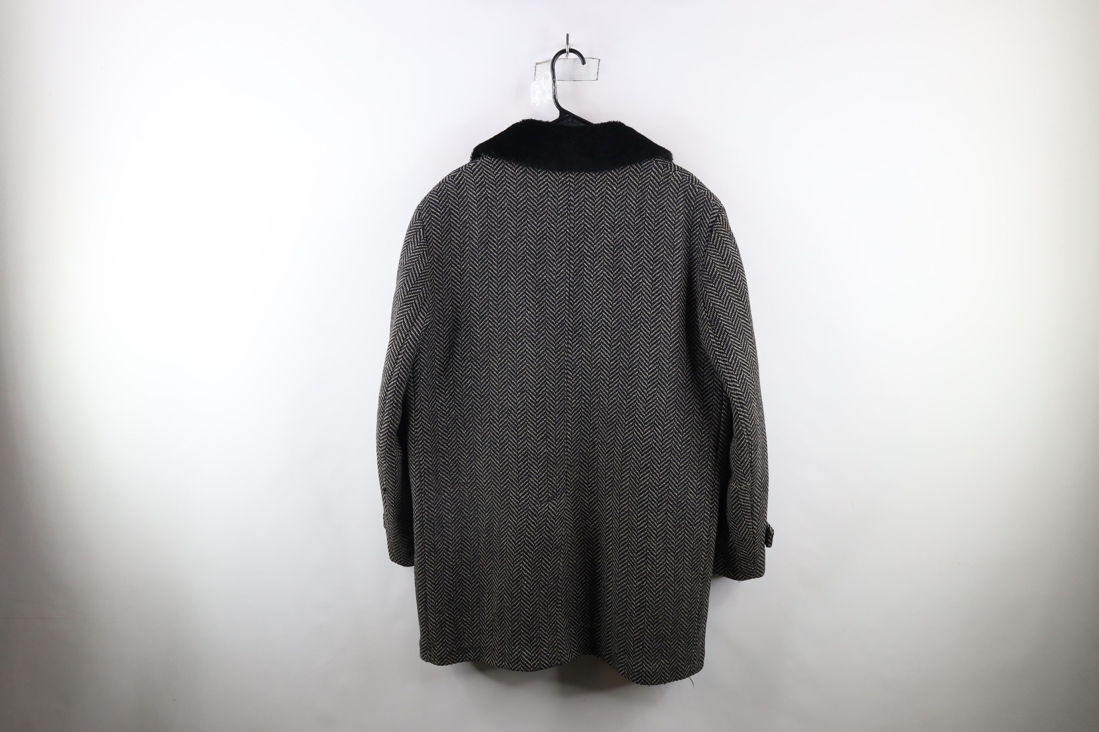 Vintage Vintage 60s 70s Streetwear Button Overcoat Jacket USA Size US XL / EU 56 / 4 - 13 Thumbnail