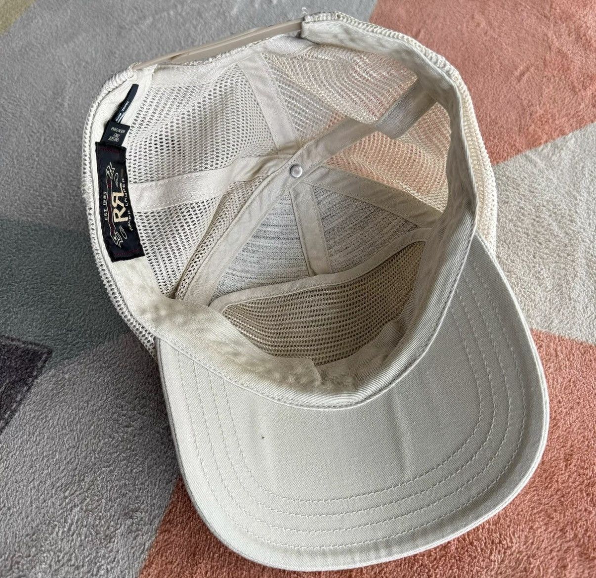 RRL Ralph Lauren RRL Mesh Trucker Cap Ralph Lauren Double RL K22 Size ONE SIZE - 5 Thumbnail