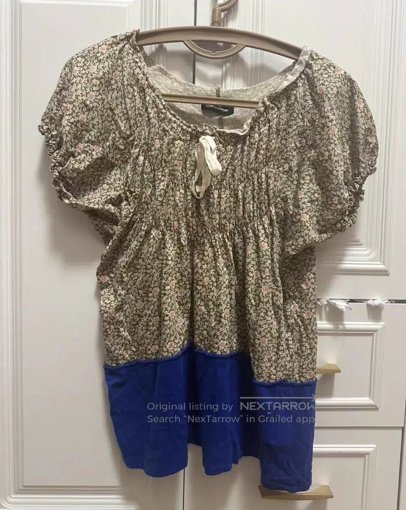 Comme des Garcons Comme des Garcons Floral Assembled Tie-Front Top Size S / US 4 / IT 40 - 5 Thumbnail