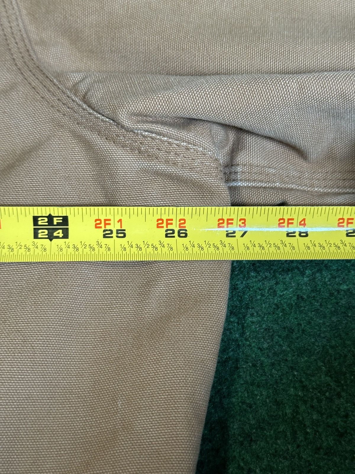 Carhartt × Vintage Vintage 90s Carhartt Work Quick Duck Beige Tan Jacket Size US XL / EU 56 / 4 - 4 Thumbnail