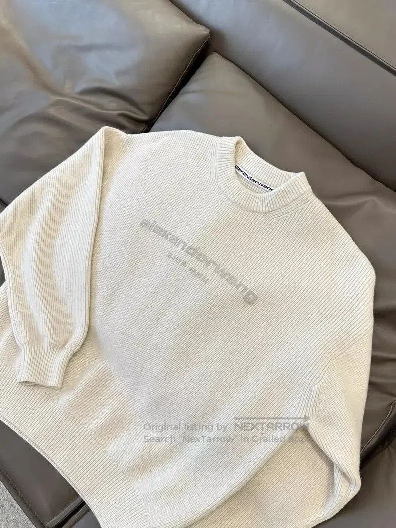 Alexander Wang Alexander Wang White Loose Sweater XS. Size US XS / EU 42 / 0 - 1 Thumbnail