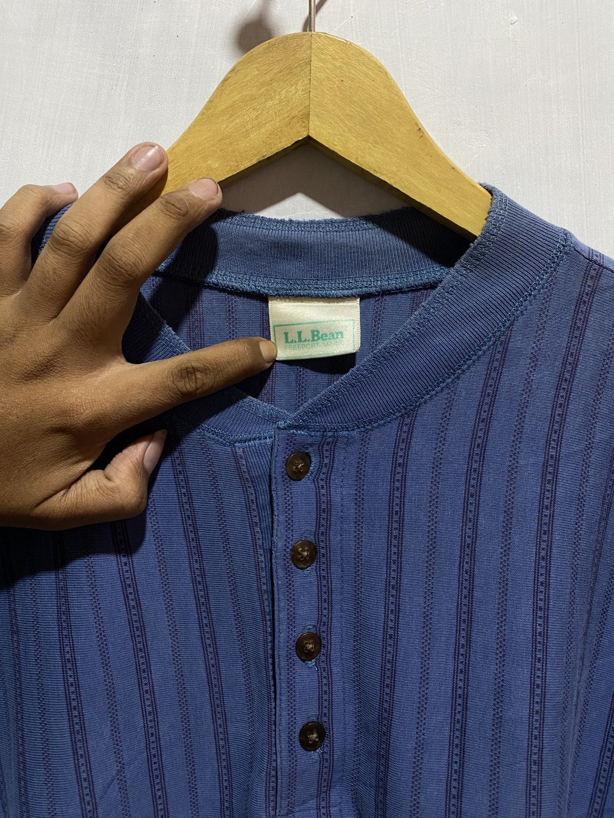L.L. Bean Vintage LL Bean hanley stripped tshirt Size US XL / EU 56 / 4 - 4 Thumbnail