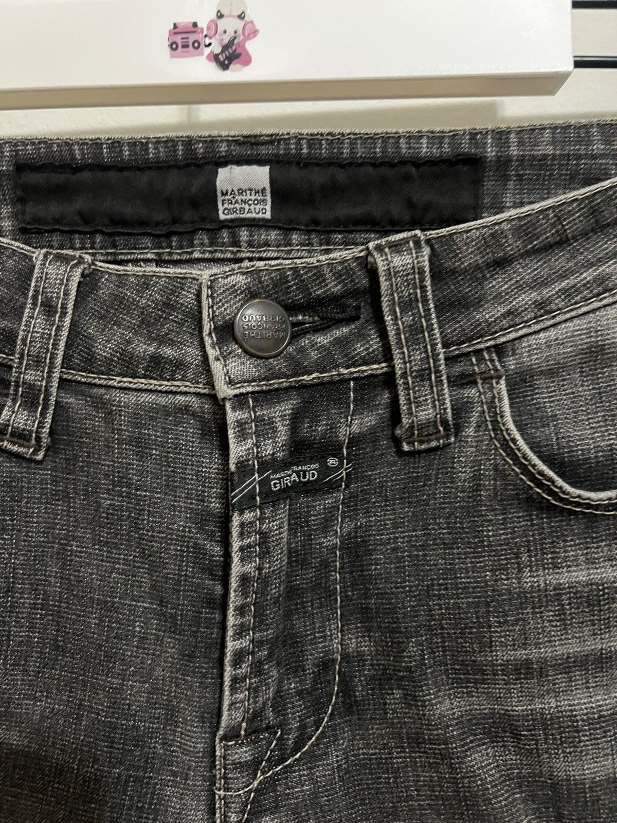 Marithe + Francois Girbaud Marithe + Francois Girbaud Charcoal flare jeans Size 26" / US 2 / IT 38 - 2 Thumbnail