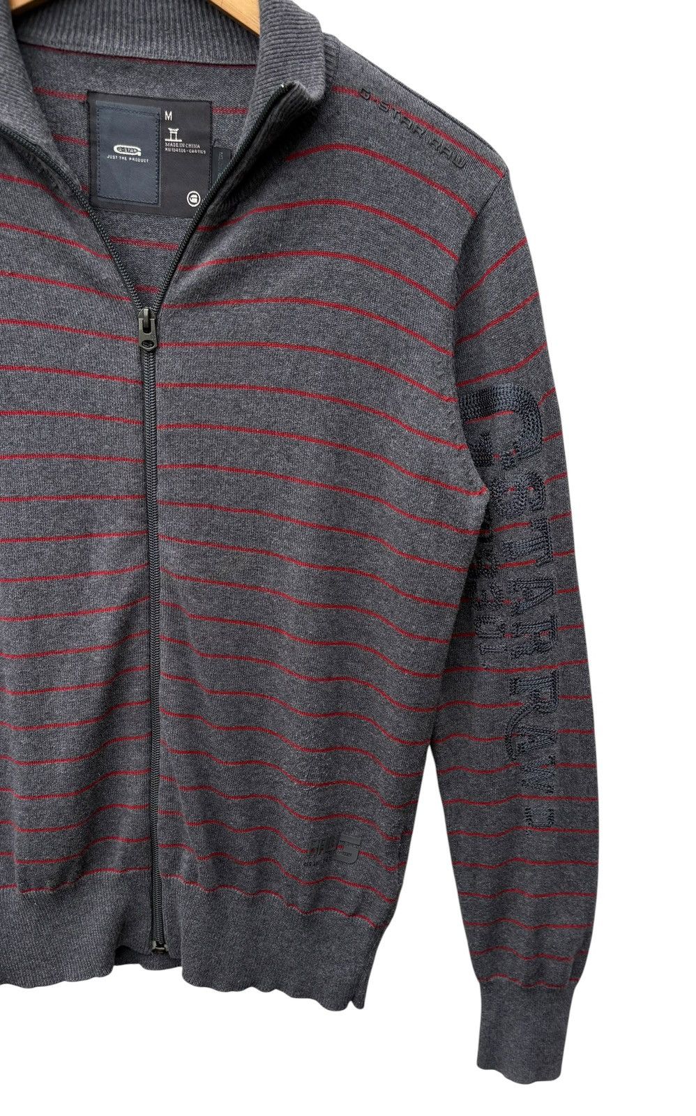 G-Star G Star Stripe Zipper Sweater Size US S / EU 44-46 / 1 - 4 Thumbnail