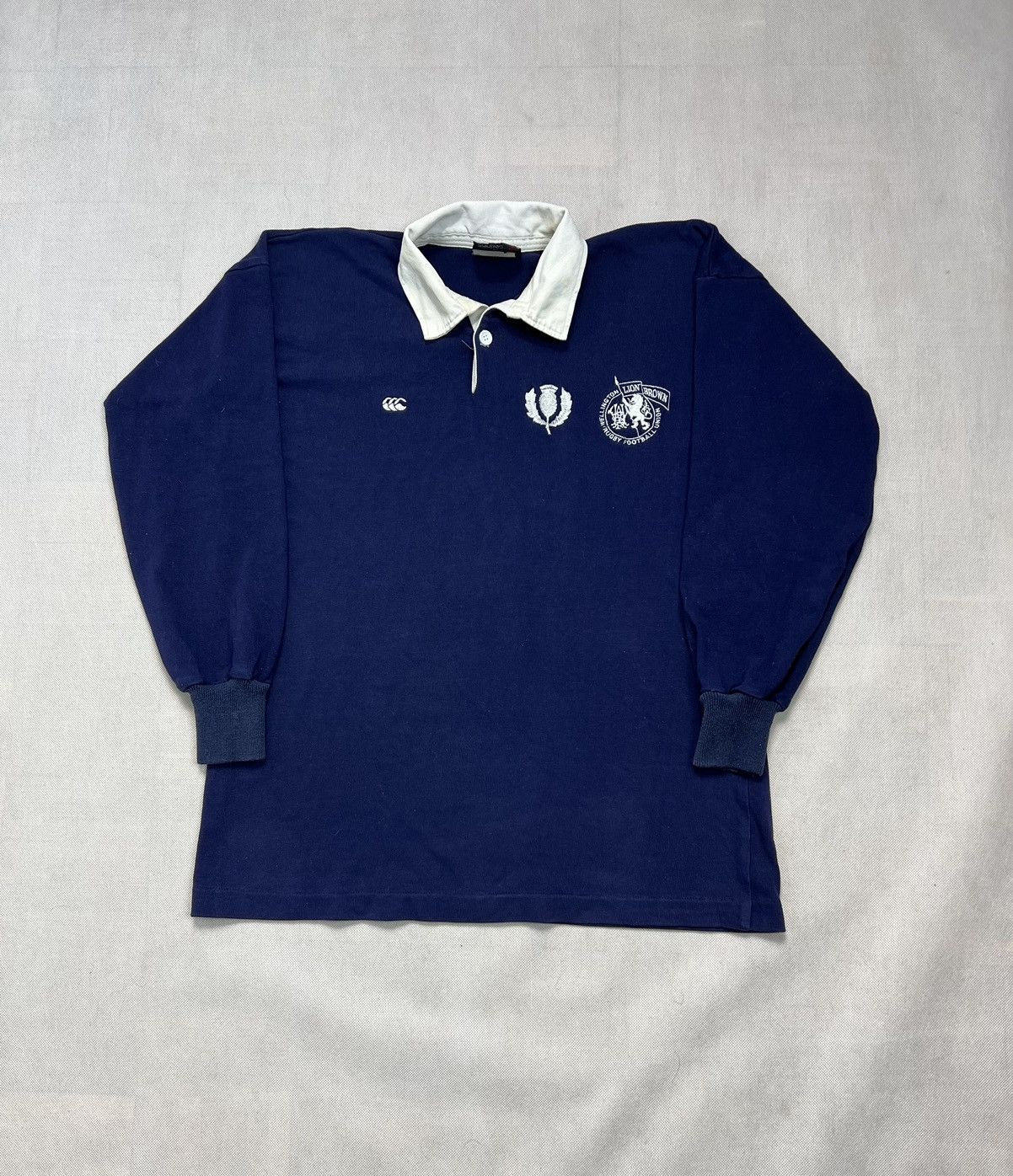 Canterbury of New Zealand × Vintage Sweatshirt Canterbury Scotland vs Wellington vintage 90’s Size US XL / EU 56 / 4 - 1 Thumbnail