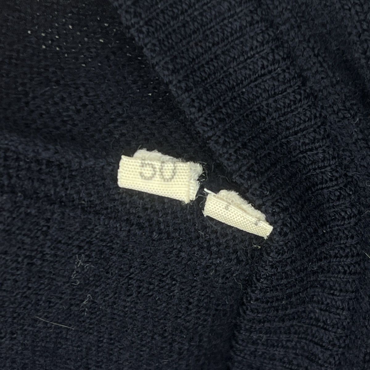 Designer × Yves Saint Laurent Yves Saint Laurent YSL Wool Jumper Sweater Knitwear Navy Size US M / EU 48-50 / 2 - 10 Thumbnail
