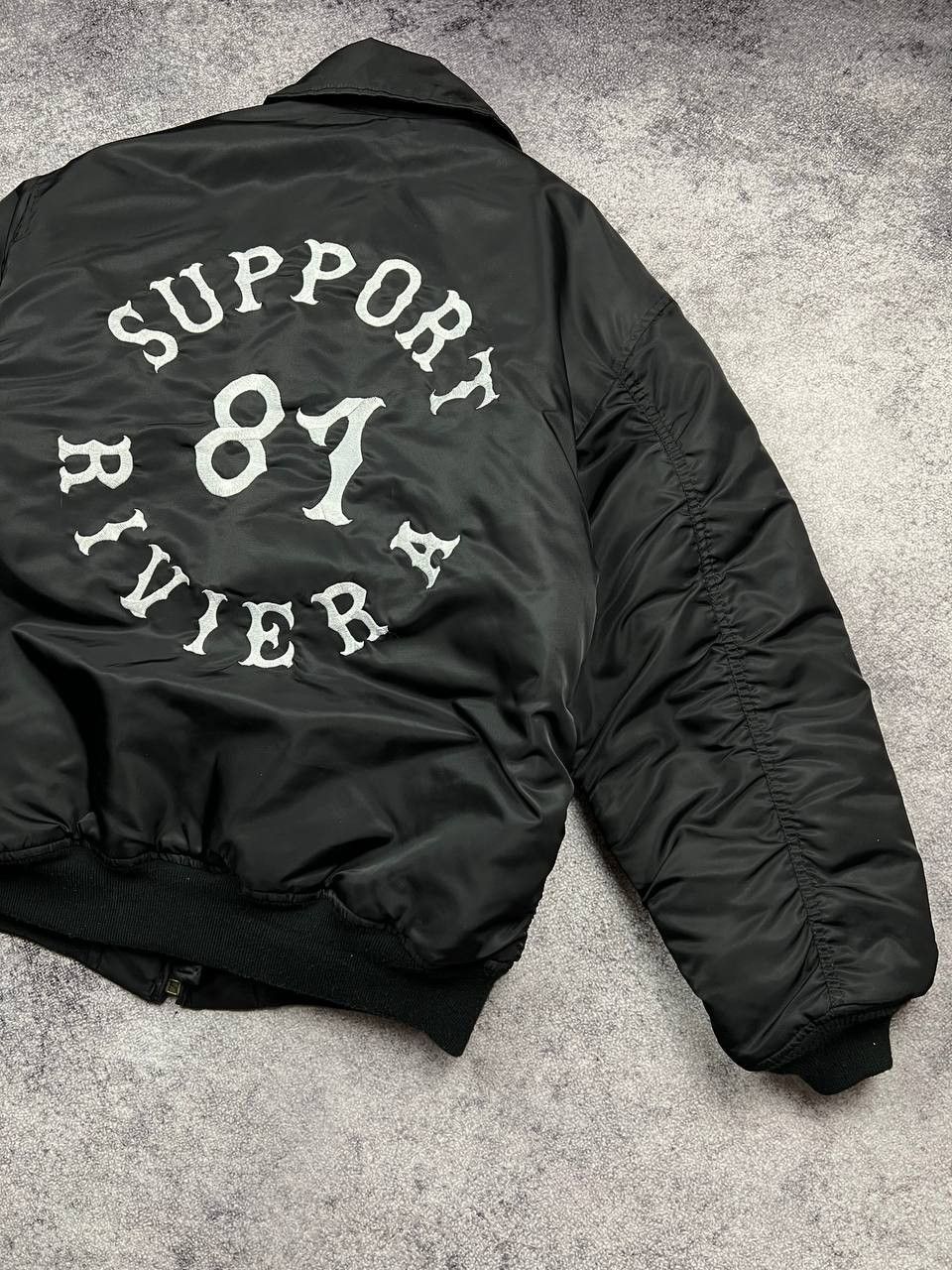 Vintage Vintage Bomber MA-1 Support Riviera 90S Streetwear Size US L / EU 52-54 / 3 - 10 Thumbnail
