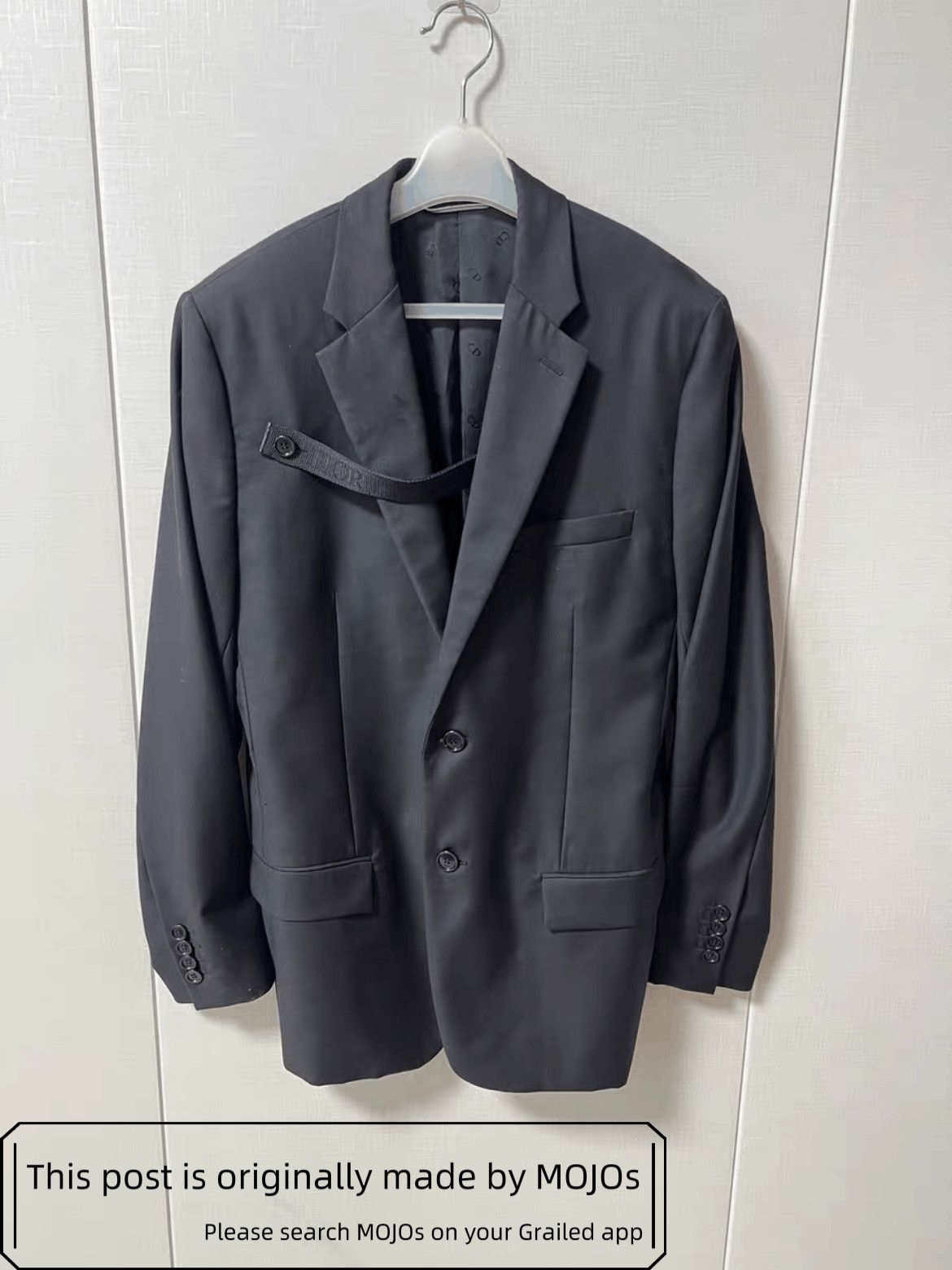 Dior Sz 48 Dior Homme Logo Stripe Blazer Jacket Size US M / EU 48-50 / 2 - 1 Thumbnail
