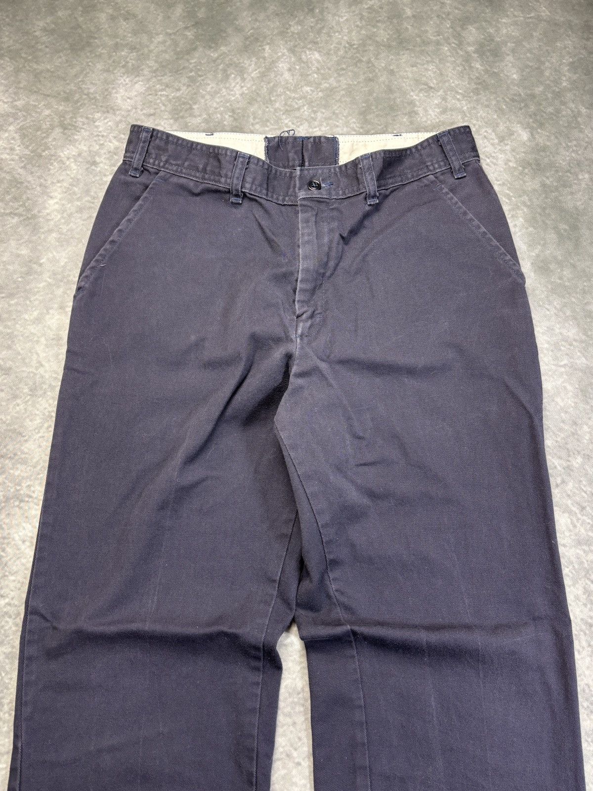 Vintage Vintage Work Pants Bleu de Travail Faded Canvas Carpenter 32 Size US 32 / EU 48 - 6 Thumbnail