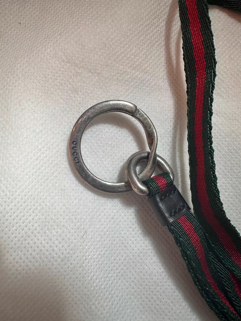 Gucci Gucci Logo Card Holder with Lanyard Q9 Size ONE SIZE - 2 Thumbnail