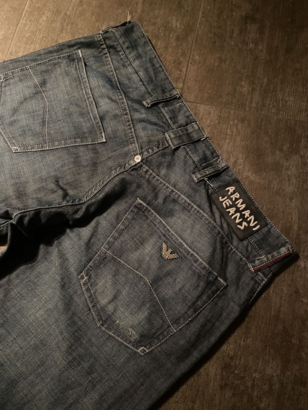 Armani Vintage Armani Jeans | Blau/Grau | Größe 34 | Wie neu Size US 34 / EU 50 - 3 Thumbnail