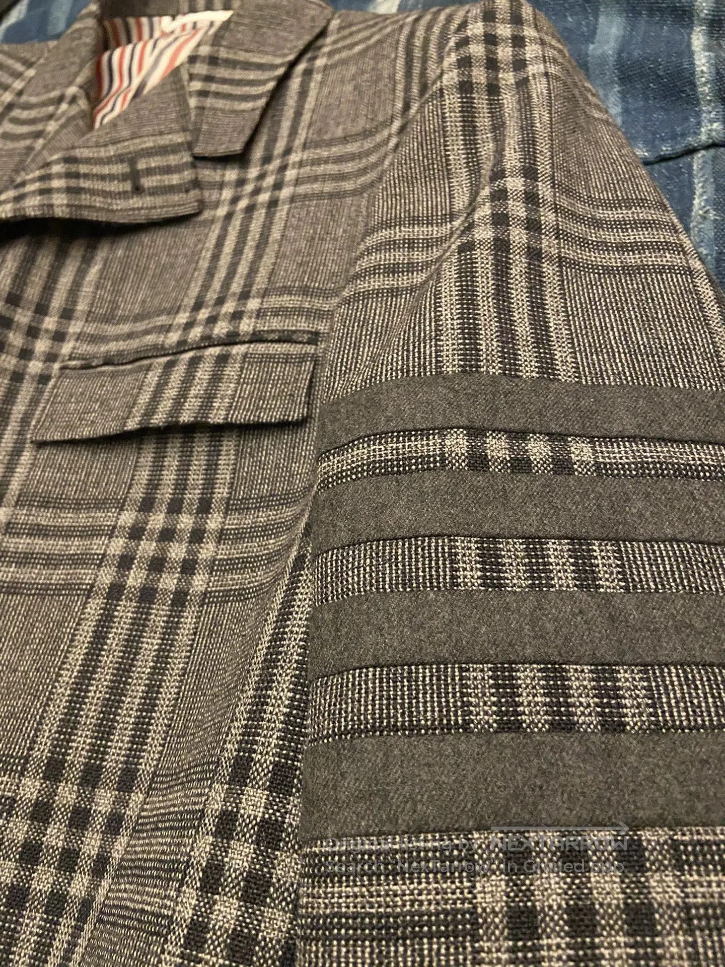 Thom Browne thom browne plaid chesterfield coat gray. Size US L / EU 52-54 / 3 - 3 Thumbnail