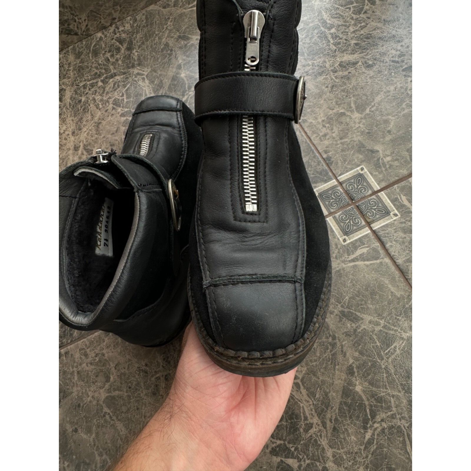 Vintage VTG Kandahar Leather & Suede Rawe Boots 7.5 US Size US 7.5 / EU 40-41 - 7 Thumbnail