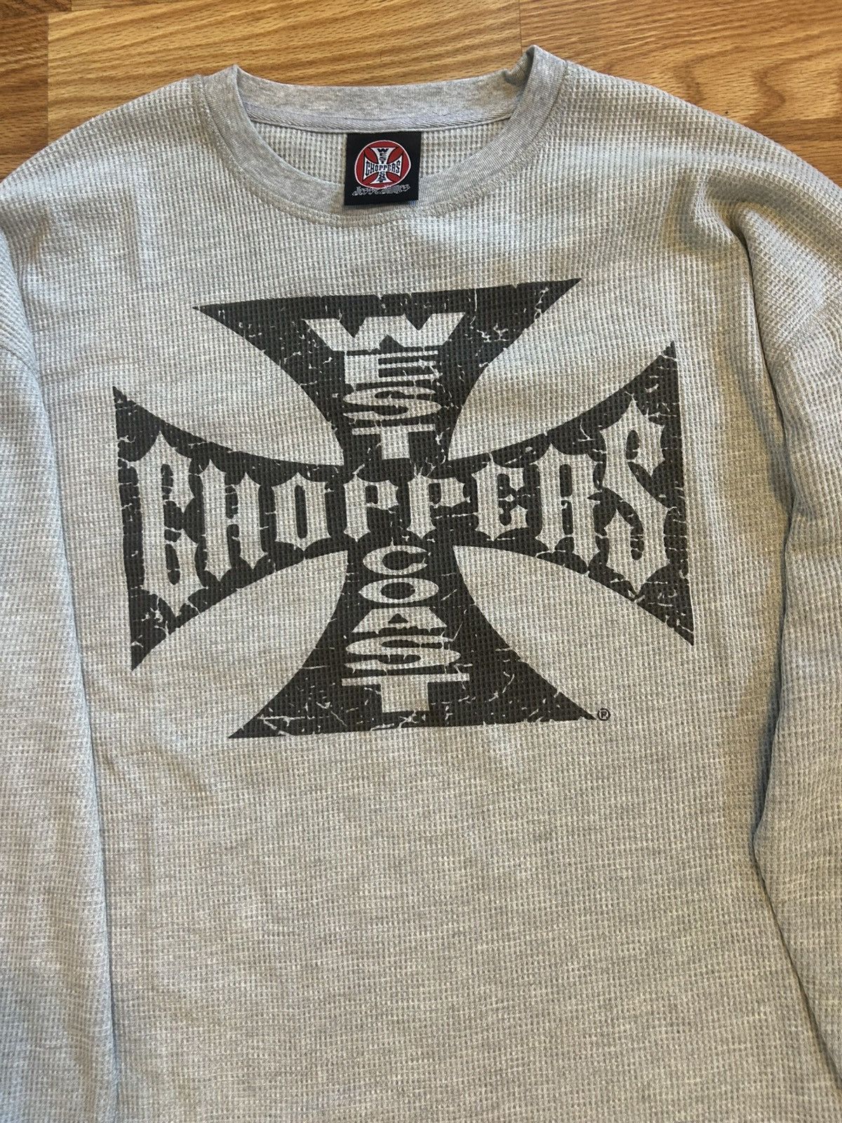 West Coast Choppers West Coast Choppers Mens XL Iron Cross Thermal Size US XL / EU 56 / 4 - 2 Thumbnail