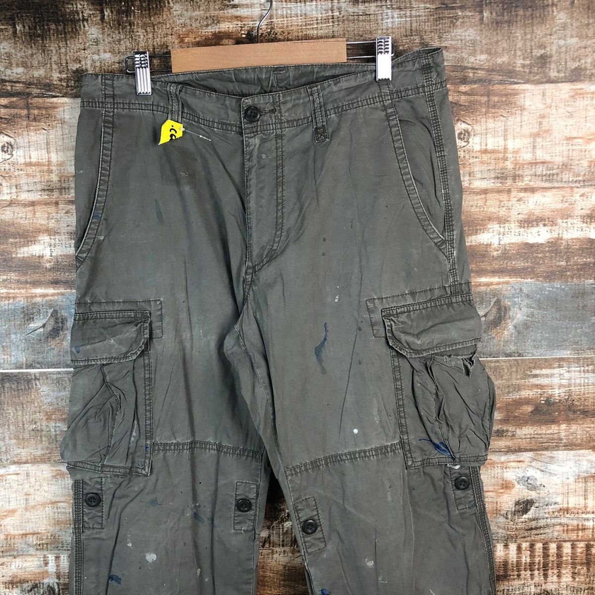 Uniqlo DL Uniqlo Green Cargo Multipocket Pants #C664 Size US 32 / EU 48 - 4 Thumbnail