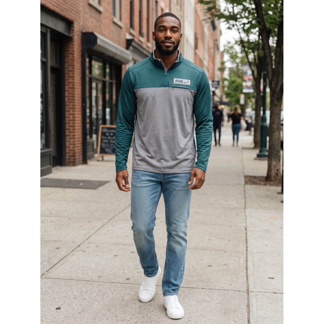 NFL NWT New NFL Philadelphia Eagles Half-Zip Top Size XXL Size US XXL / EU 58 / 5 - 1 Thumbnail