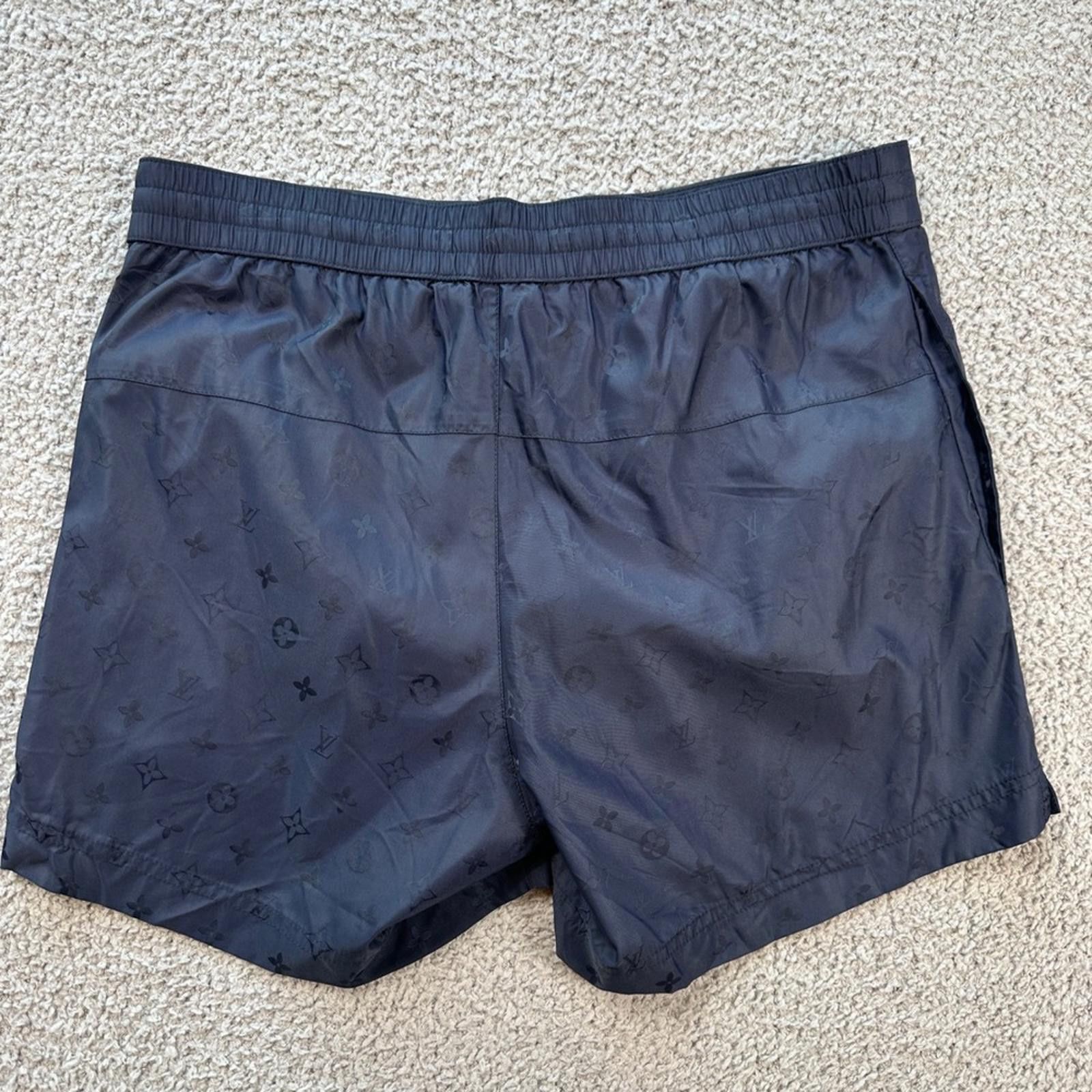 Louis Vuitton Louis Vuitton Monogram Swim Shorts Blue Men S Made in Italy Size US 30 / EU 46 - 3 Thumbnail