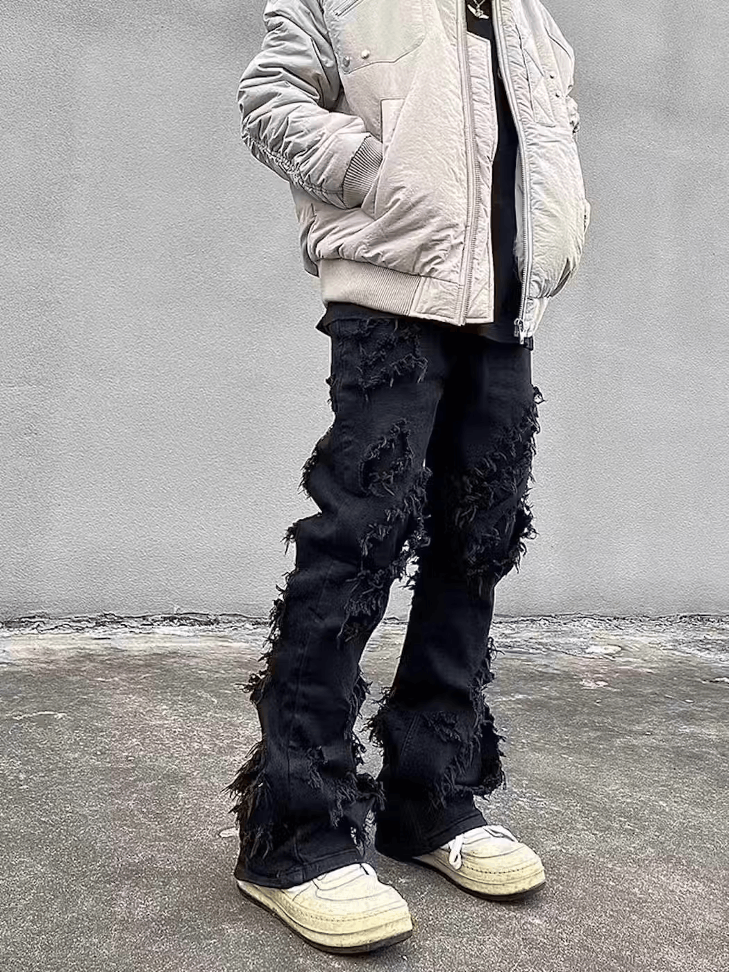 black damage denim swag opium zenez - メルカリ