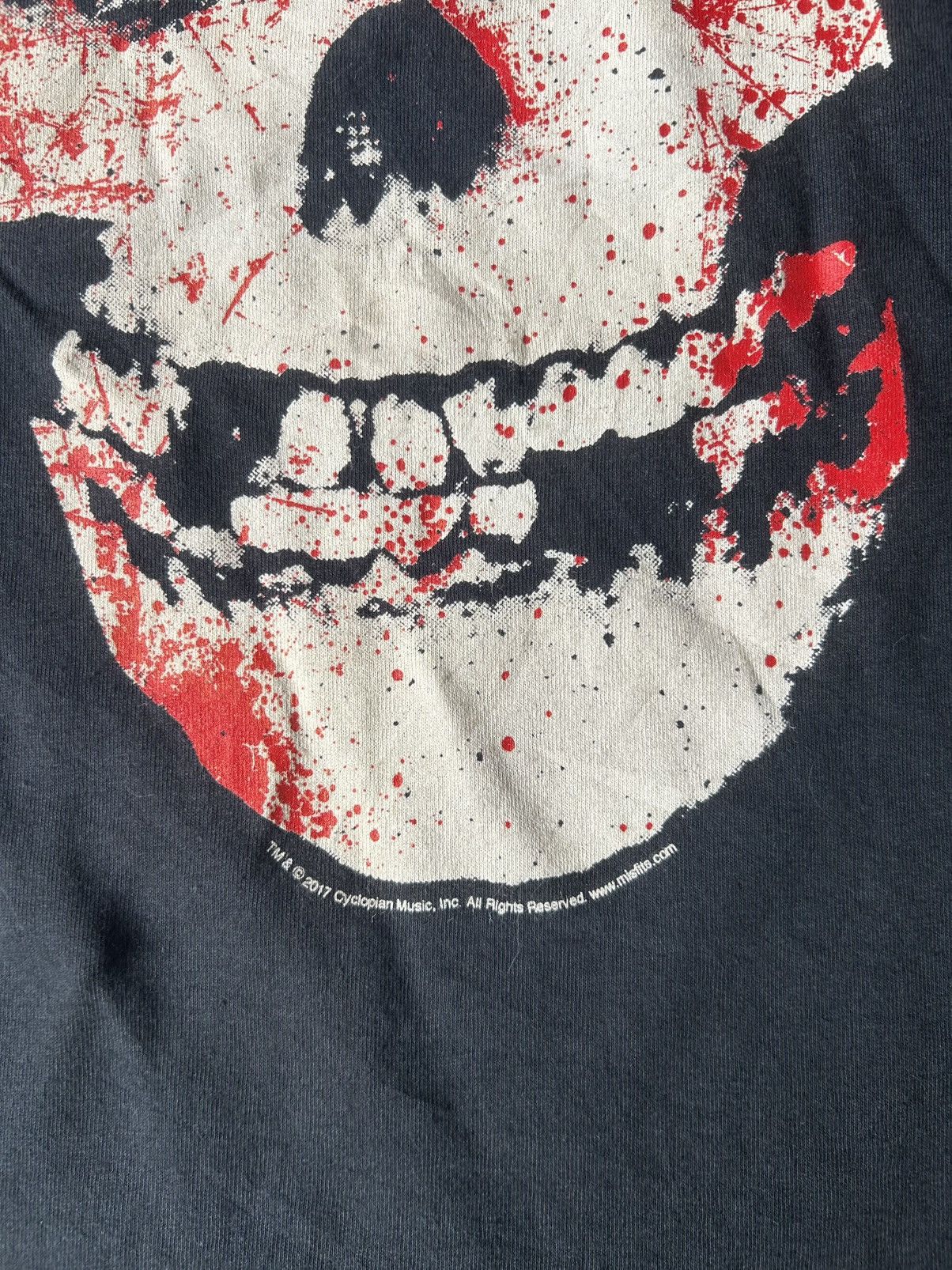 Band Tees Y2K Misfits Big Face Logo Shirt Size US XL / EU 56 / 4 - 5 Thumbnail
