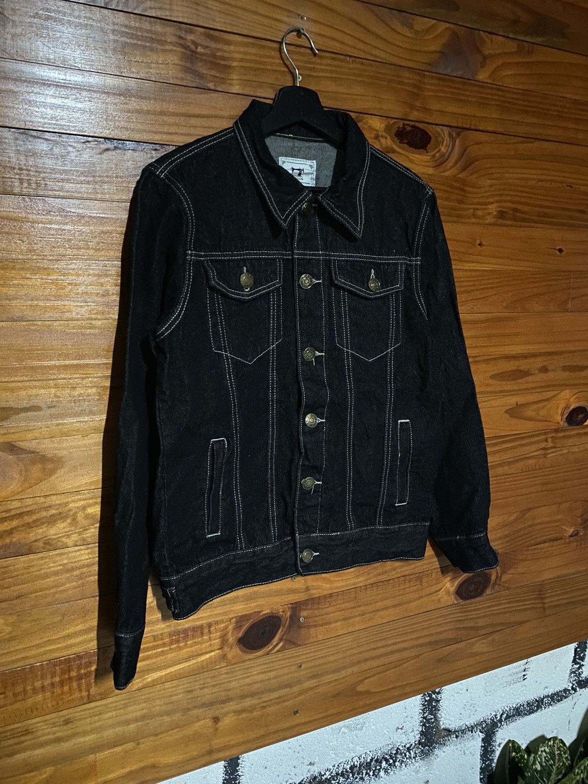 Japanese Brand Vintage indigo Denim Trucker Jacket Western Workwear Size US S / EU 44-46 / 1 - 5 Thumbnail
