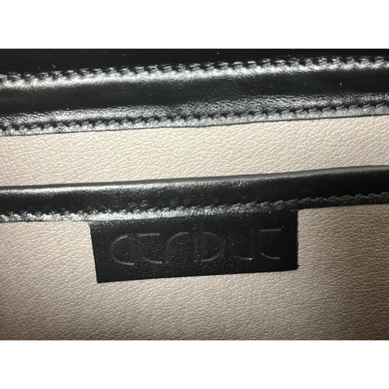 Other Atribut Handcrafted Black & White Leather Bag NEW Size ONE SIZE - 11 Thumbnail