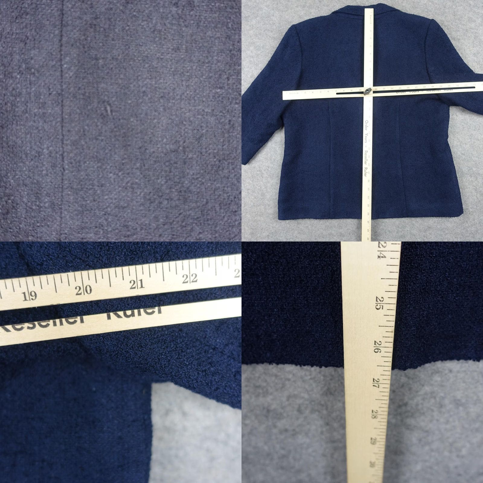 Vintage VINTAGE Linea Louis Dell Olio Blazer Jacket Womens Large Wool Boucle 3/4 Sleeve Size L / US 10 / IT 46 - 8 Thumbnail