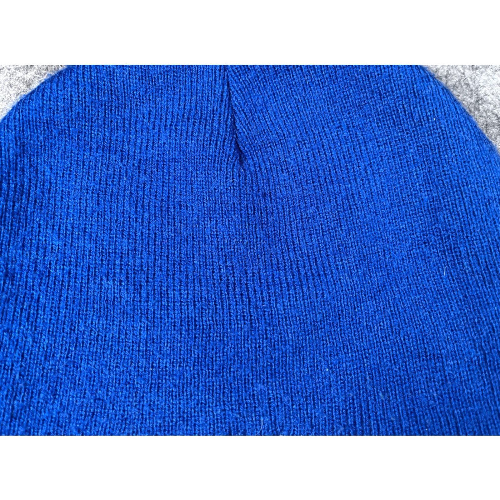 Vintage My Town Originals Bulldogs Beanie Hat Adult One Size Blue Knit 100% Acrylic Embroidered Beanie Size ONE SIZE - 3 Thumbnail