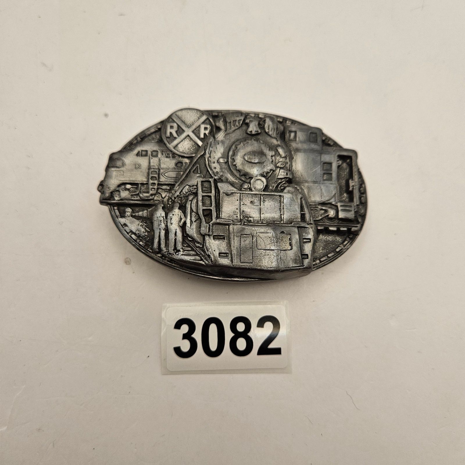Other VINTAGE 1986 TRAIN LOCOMOTIVE RAILROAD BUCKLE MADE IN USA Size ONE SIZE - 1 Thumbnail