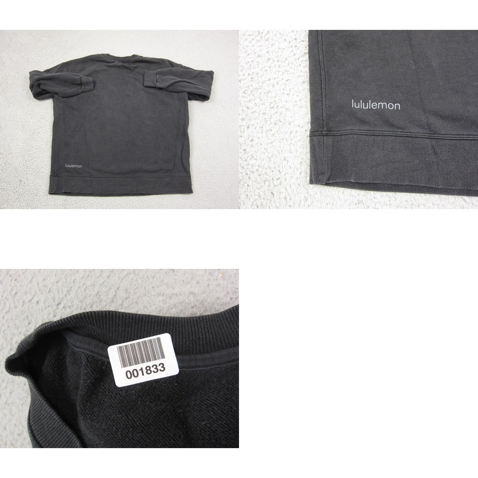 Lululemon Lululemon Sweatshirt Mens Large Black Casual Athleisure Pullover Fleece Crew Neck Long Sleeve Regular Size Size US L / EU 52-54 / 3 - 8 Thumbnail