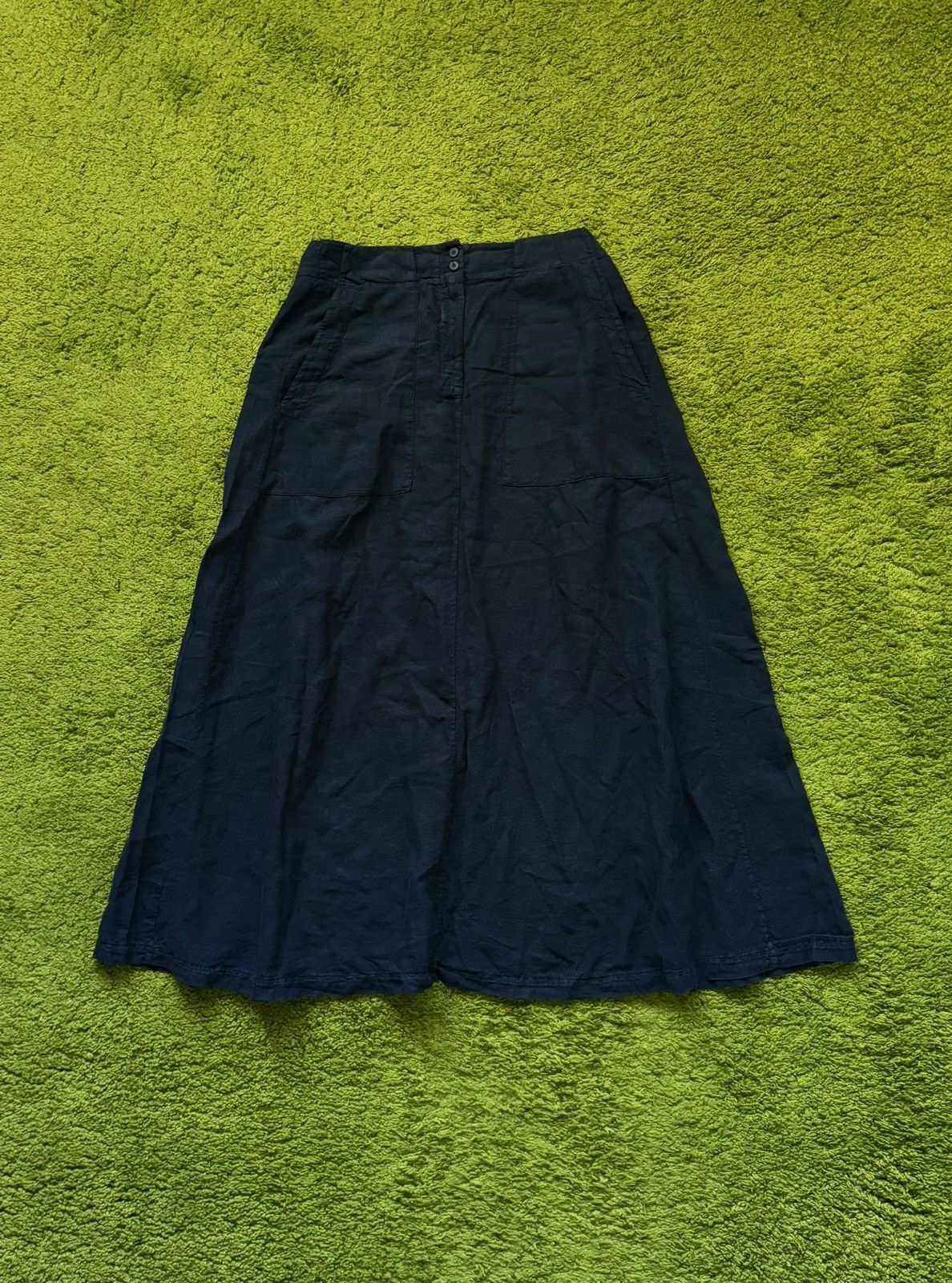 Transit × Transit Uomo Transit Par-such avant garde 100% linen maxi skirt Size 30" / US 8 / IT 44 - 1 Thumbnail