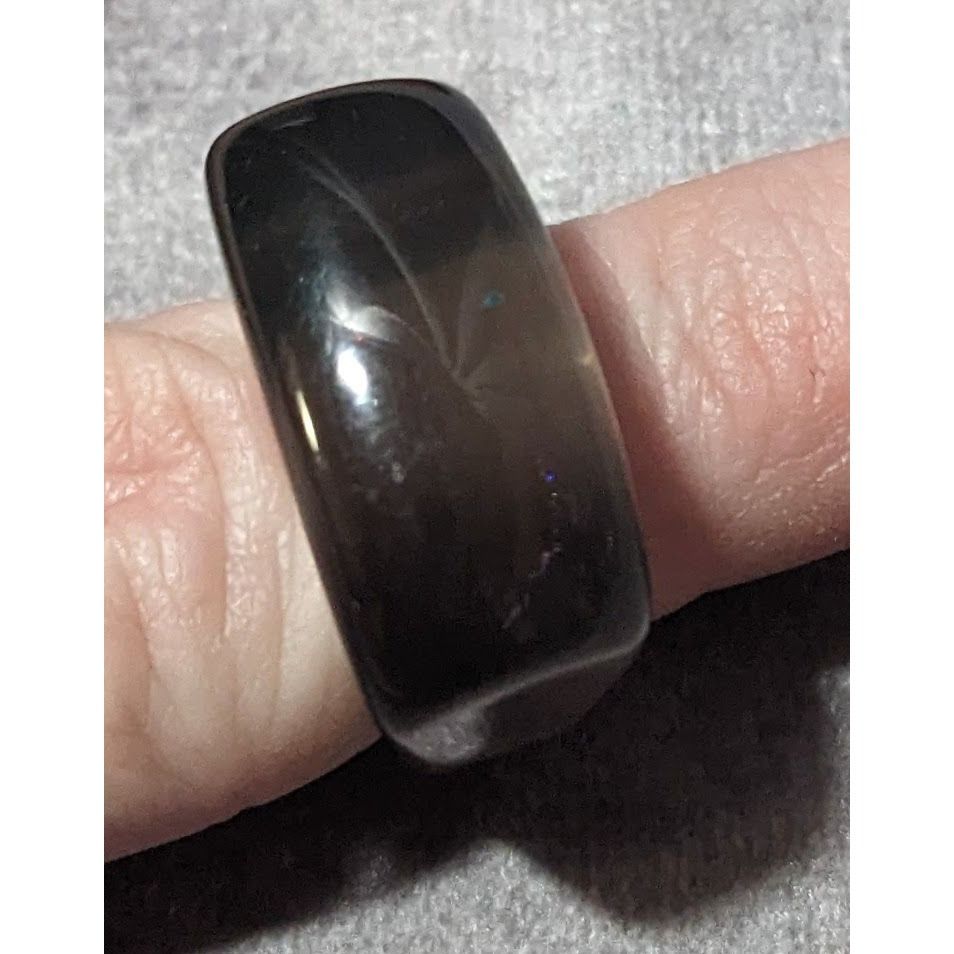 Other Chunky Translucent Grey/Black Fashion Ring Size 7 Size ONE SIZE - 6 Thumbnail