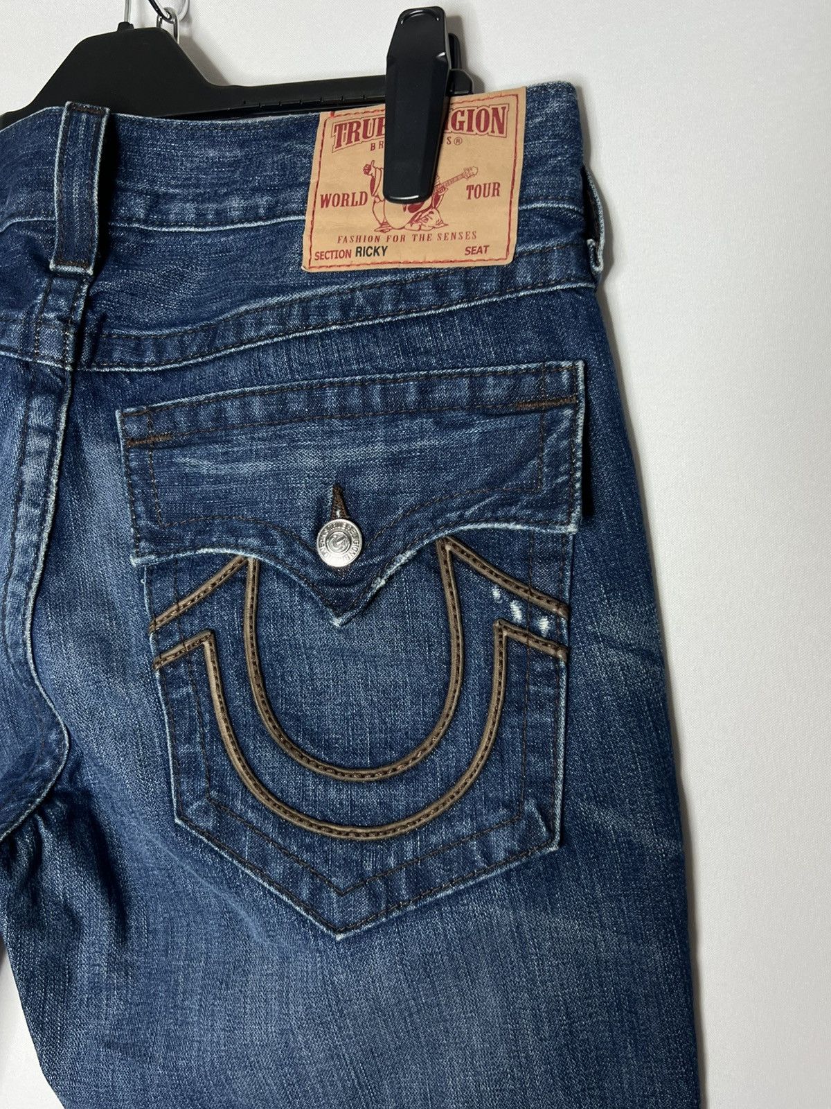 True Religion True Religion Crazy Denim Jeans Rare Japanese Y2K Size US 34 / EU 50 - 2 Thumbnail