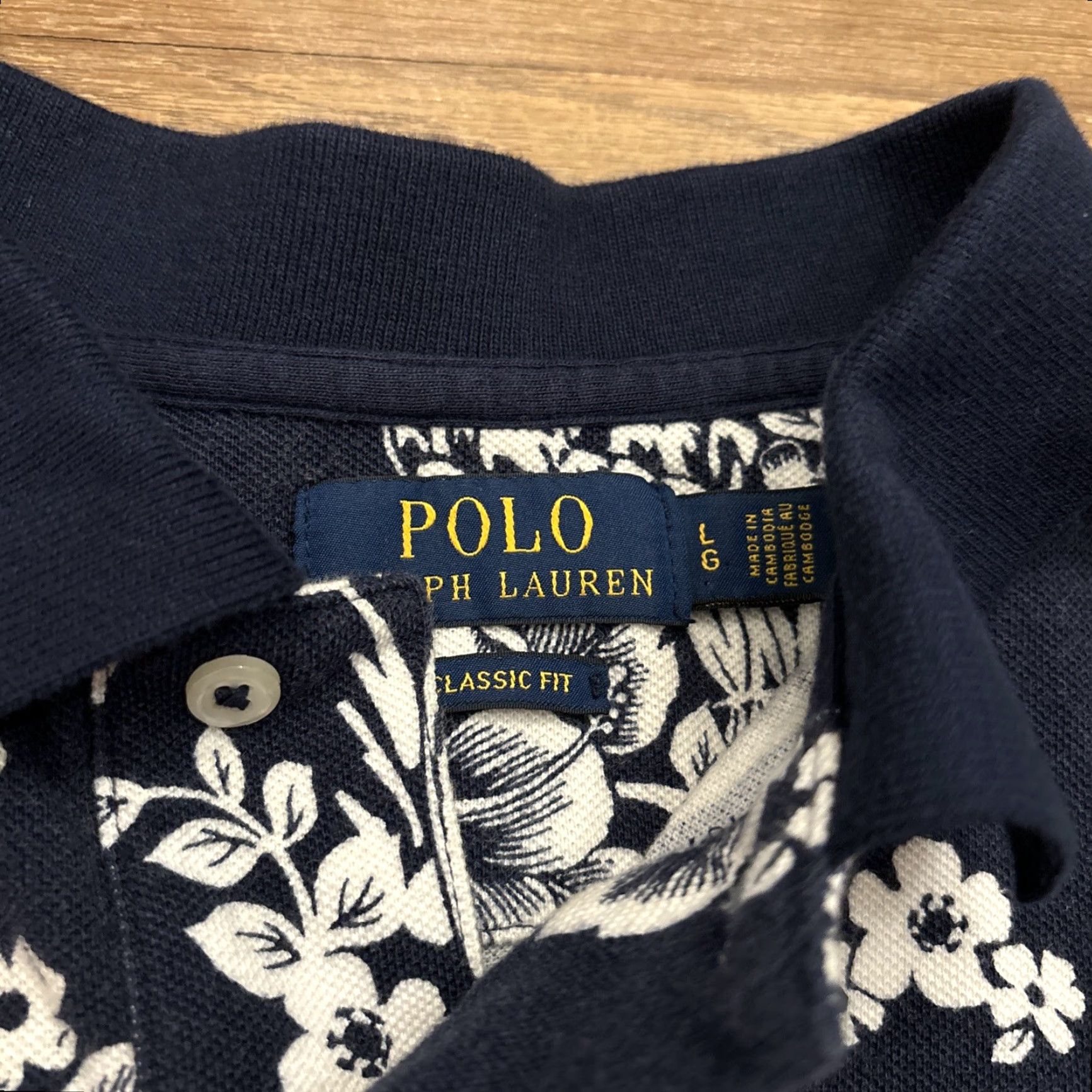 Ralph Lauren VINTAGE Polo Ralph Lauren Bear Polo Shirt Adult Large Blue Rare Pineapple Mens Size US L / EU 52-54 / 3 - 4 Thumbnail