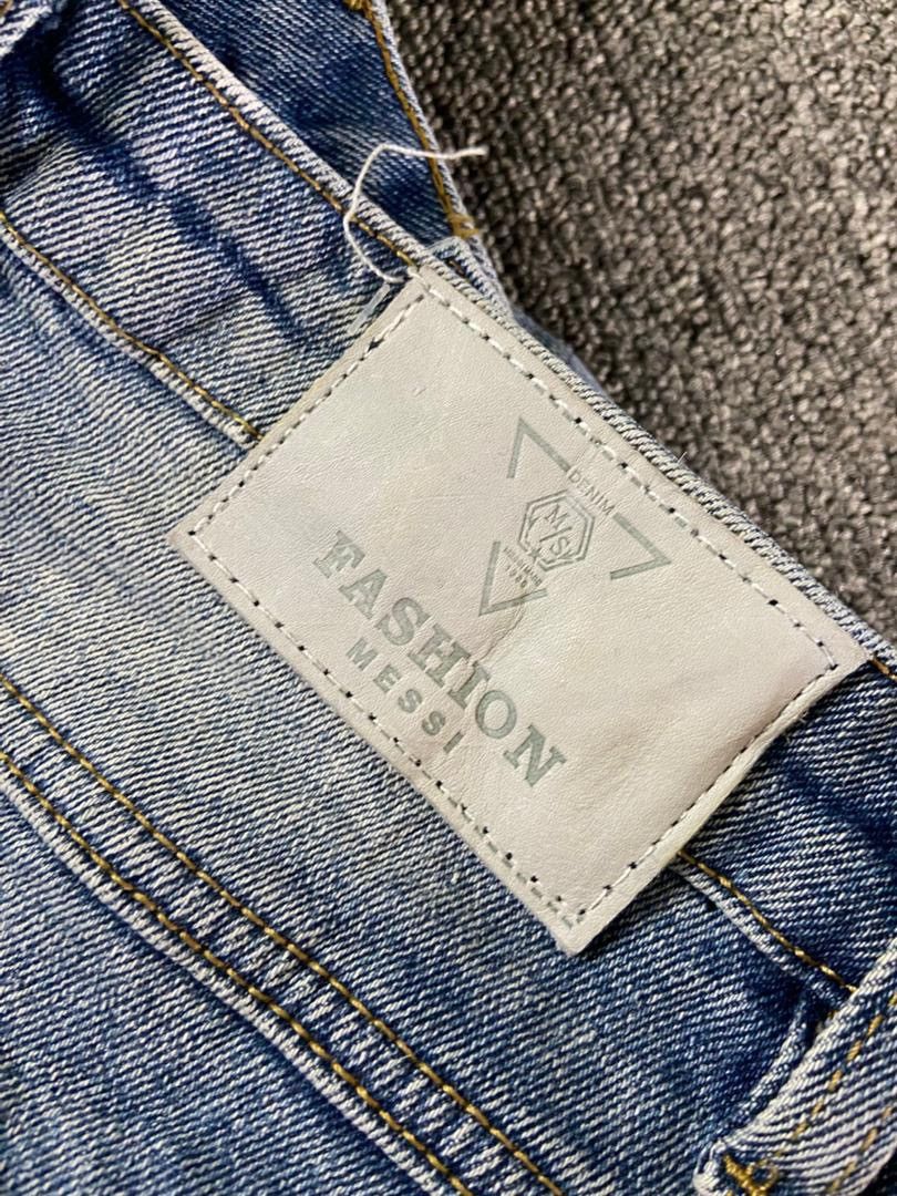 Japanese Brand Messi Jeans Collection Distressed Skinny Jeans (197) Size US 30 / EU 46 - 3 Thumbnail