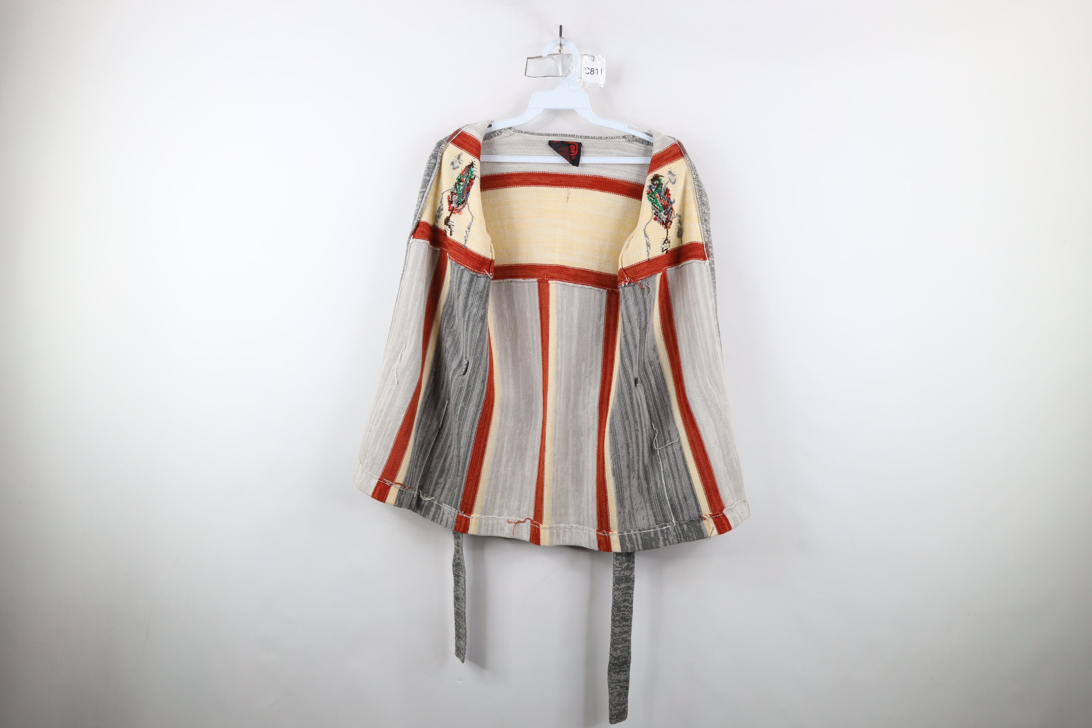 Vintage Vintage 70s Mid Century Modern MCM Belted Cardigan Sweater Size M / US 6-8 / IT 42-44 - 12 Thumbnail