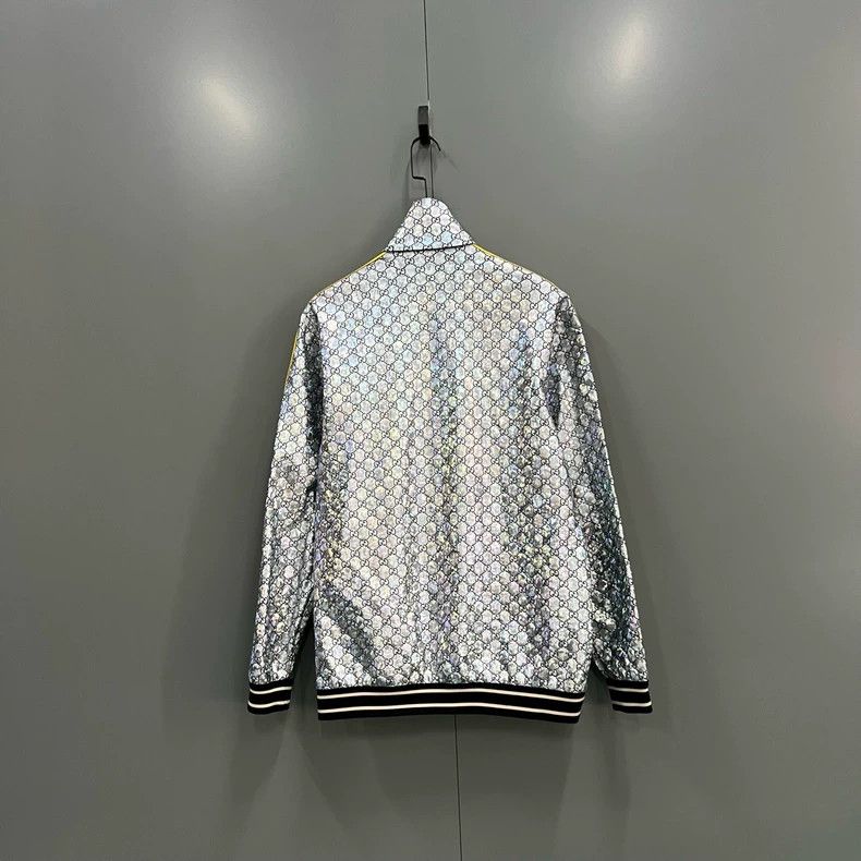Gucci Gucci Silver full-print GG school uniform jacket Size US S / EU 44-46 / 1 - 2 Thumbnail