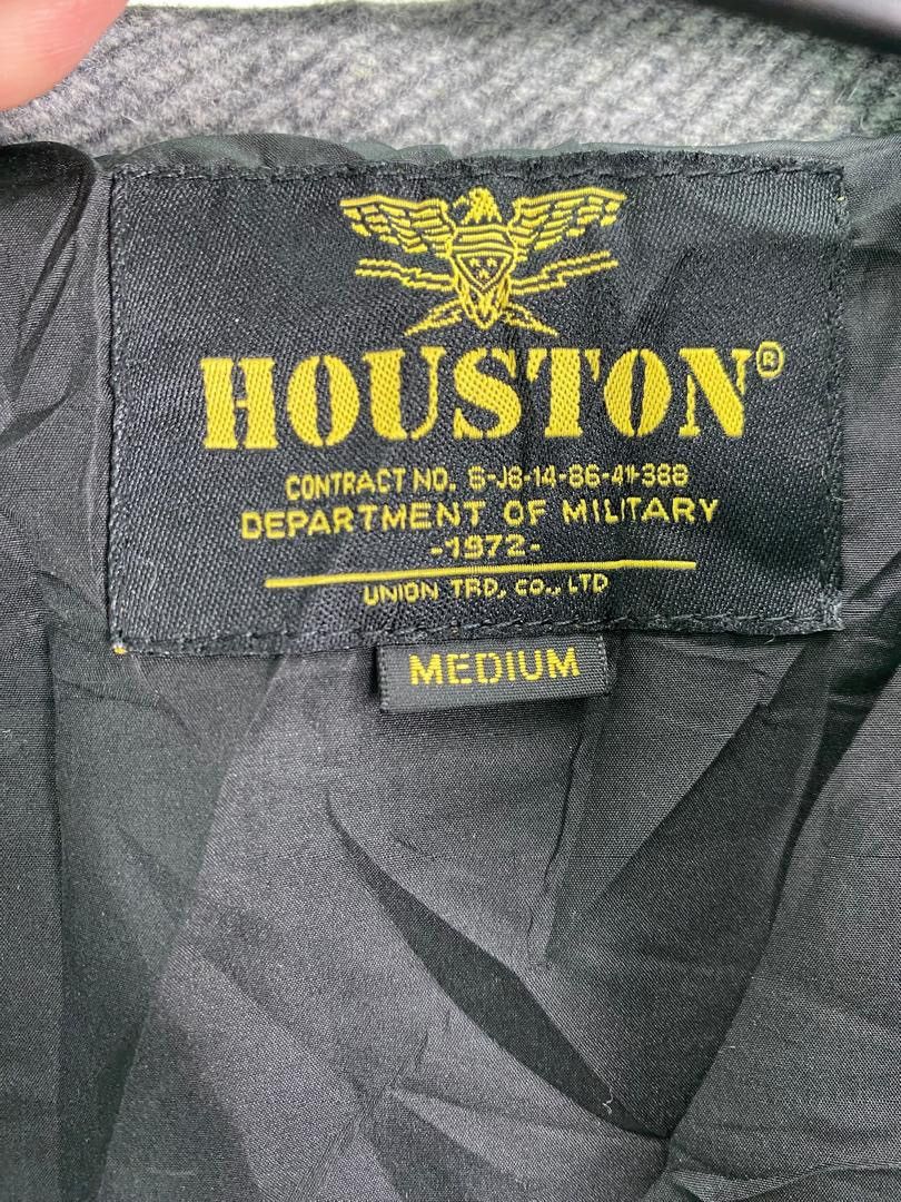 Japanese Brand HOUSTON chainstitch embroidered logo airbone squad jacket Size US M / EU 48-50 / 2 - 8 Thumbnail