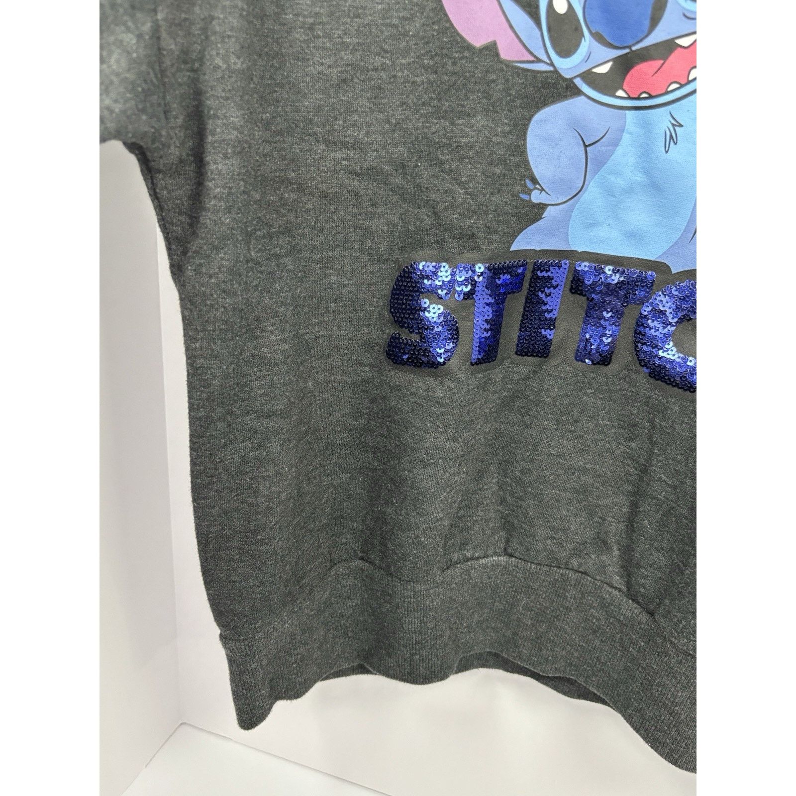 The Unbranded Brand Disney Stitch Sequin Sweatshirt Women’s Small Jerry Leigh Size L / US 10 / IT 46 - 6 Thumbnail