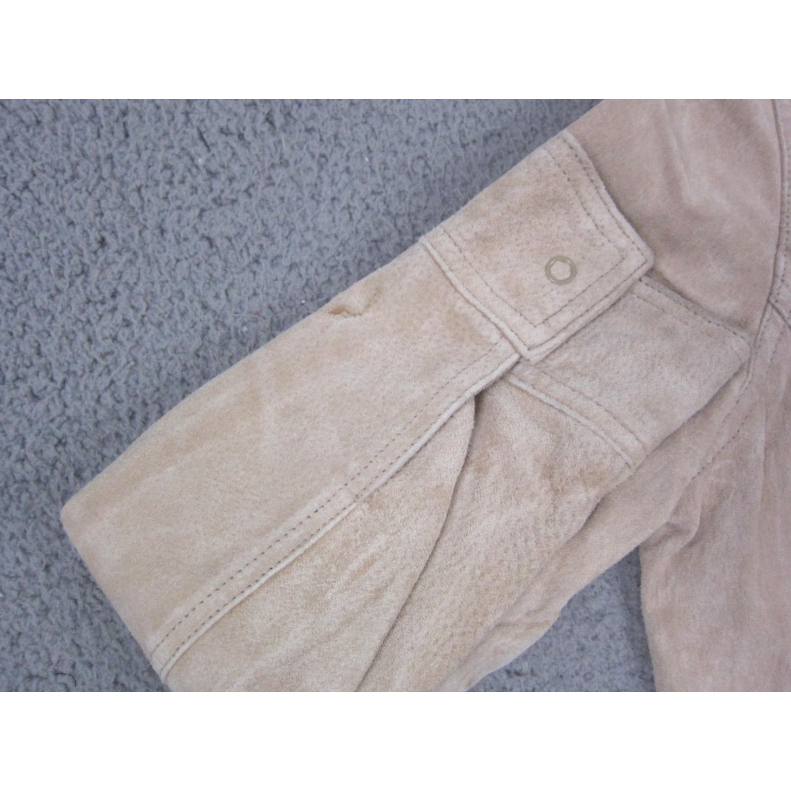 Vintage VINTAGE Northcrest Jacket Womens M Brown Suede Leather Snap 90s Western 80s 90s Mens Womens Size M / US 6-8 / IT 42-44 - 5 Thumbnail