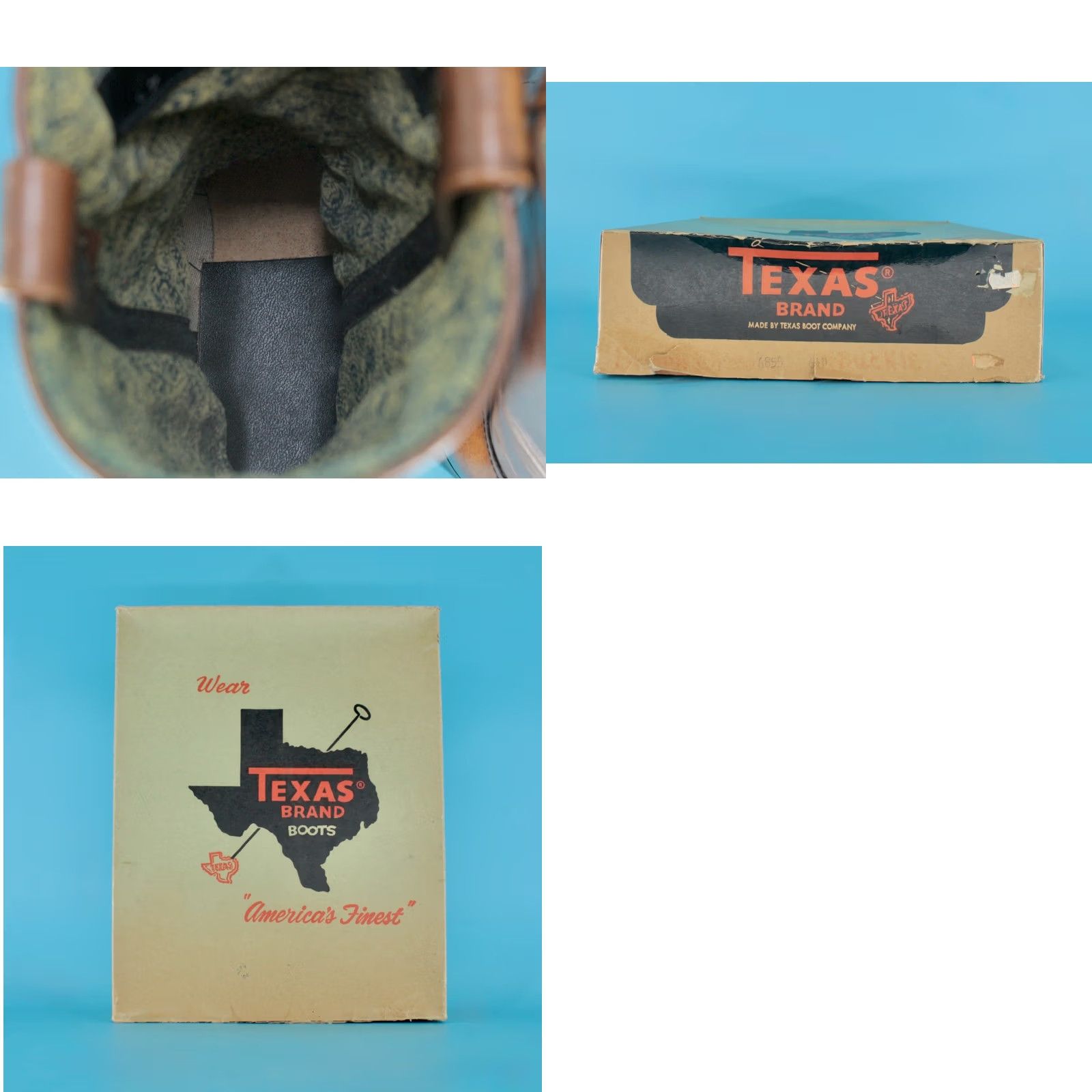 Vintage VINTAGE Texas Boots Brown Sz 6.5 D 70s Engineer Biker Mens Size US 7 / EU 40 - 9 Thumbnail