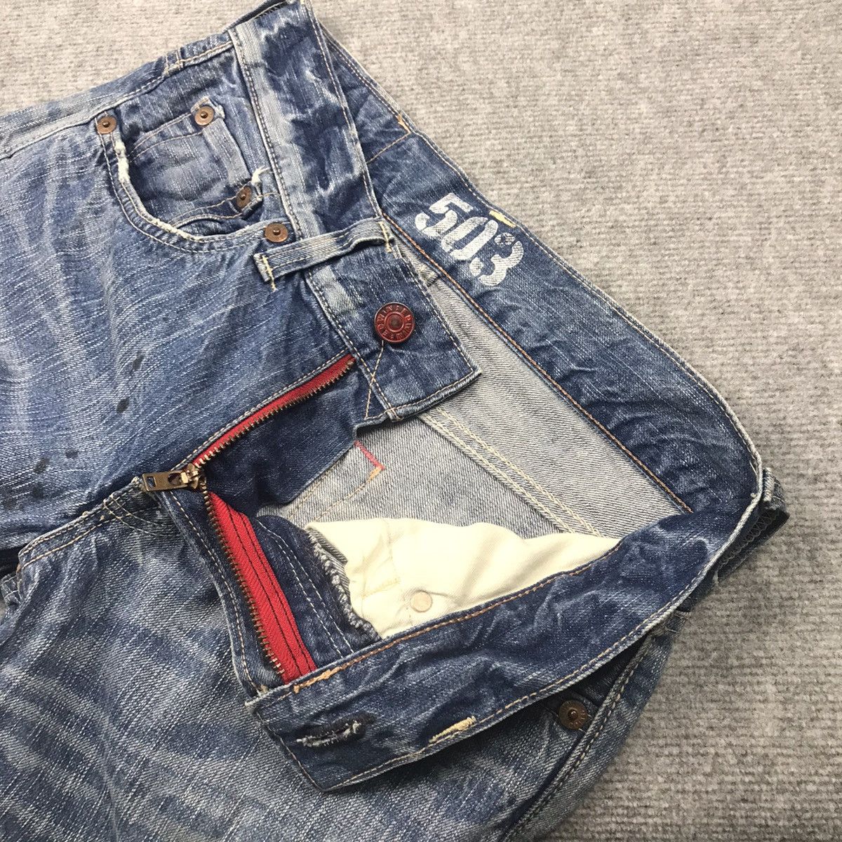 Edwin FLARE DENIM EDWIN 503 JAPAN BOOTCUT DENIM PANTS 139 Size US 28 / EU 44 - 20 Thumbnail