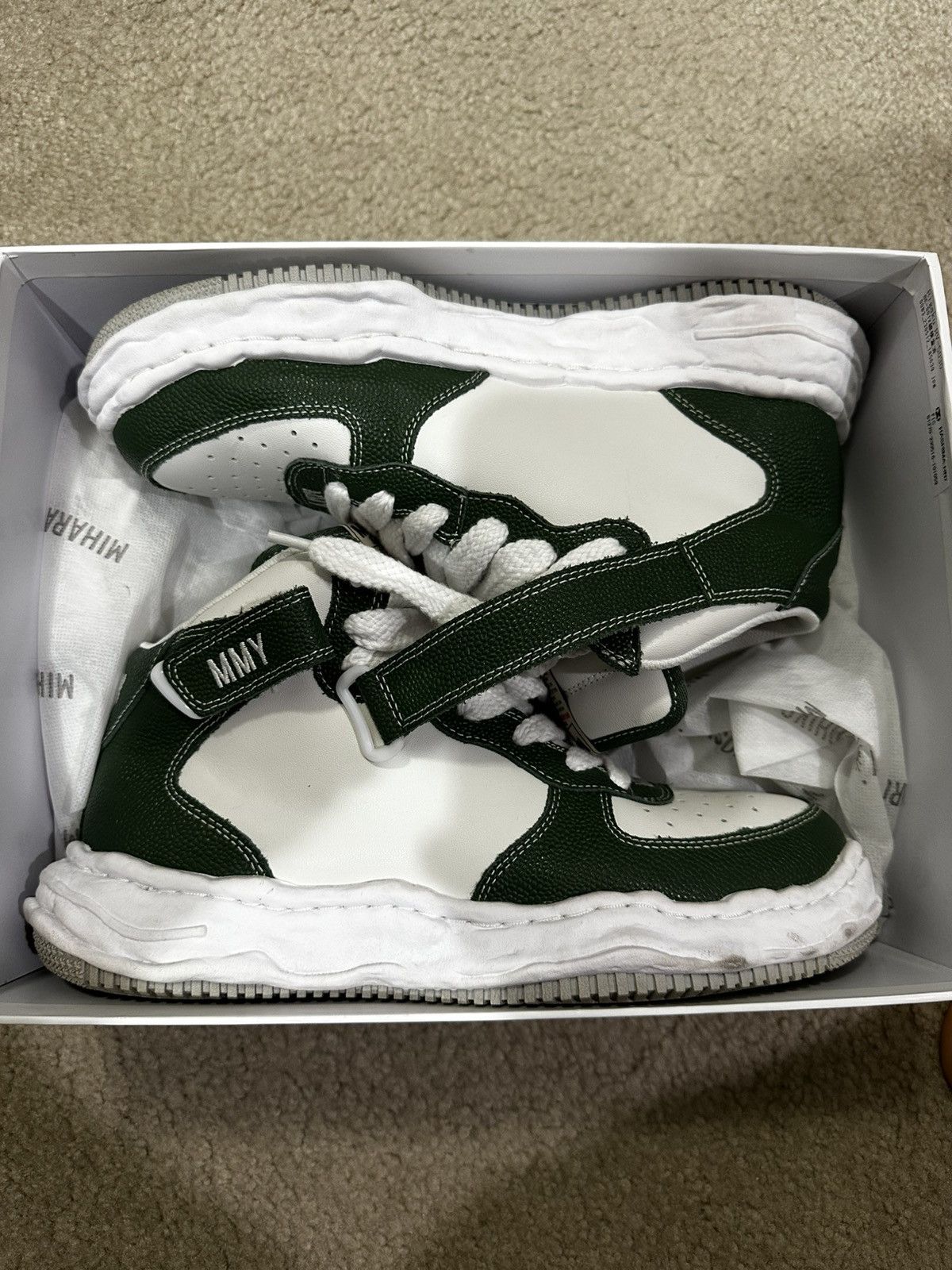 Maison MIHARA YASUHIRO Maison MIHARA YASUHIRO Wayne high-too Sneakers Size US 12 / EU 45 - 5 Thumbnail