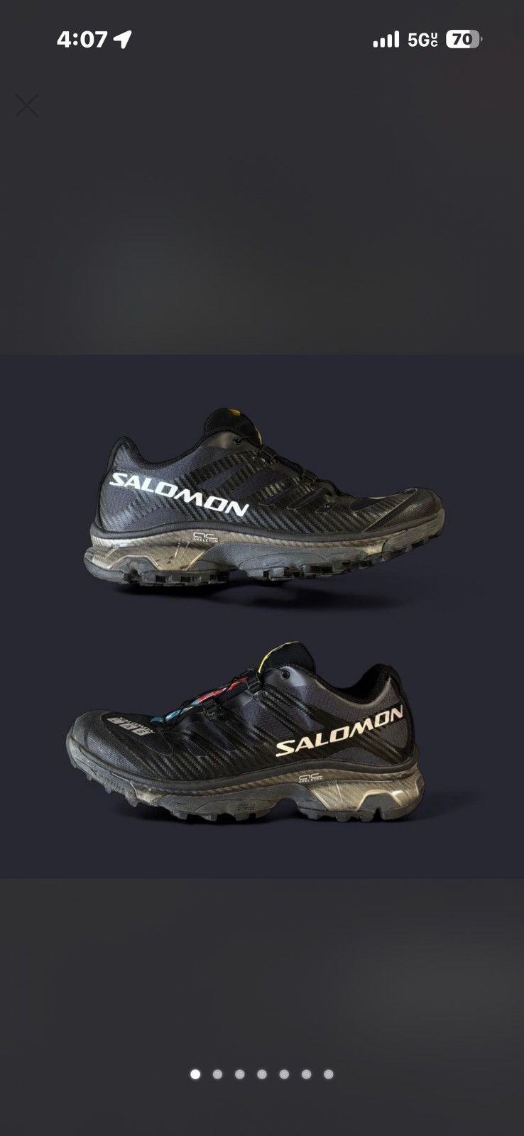 Salomon salomon xt4 og black Size US 11 / EU 44 - 1 Thumbnail