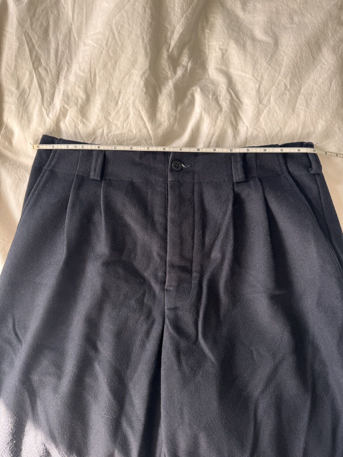 Evan Kinori Evan Kinori Brushed Wool/Cashmere Flannel Two Pleat Pant Size US 32 / EU 48 - 10 Thumbnail