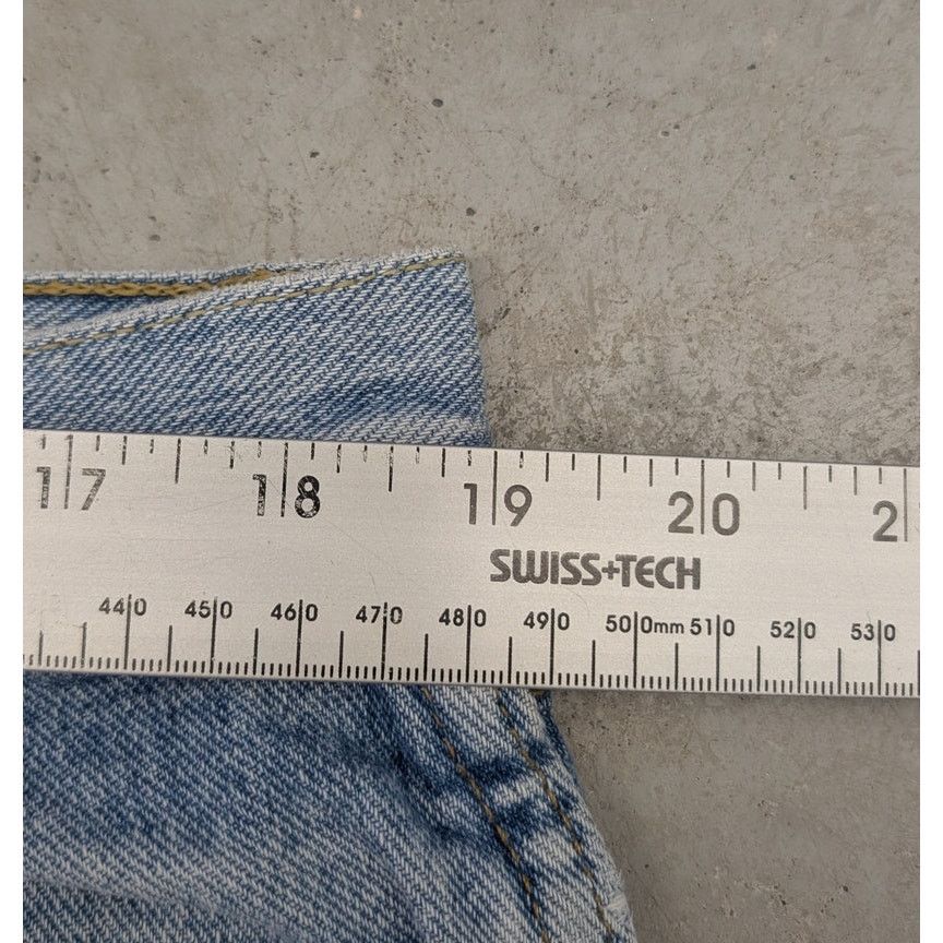 Vintage × Wrangler Vintage late 80s Wrangler Boot Zipper light blue denim jeans Size US 38 / EU 54 - 6 Thumbnail