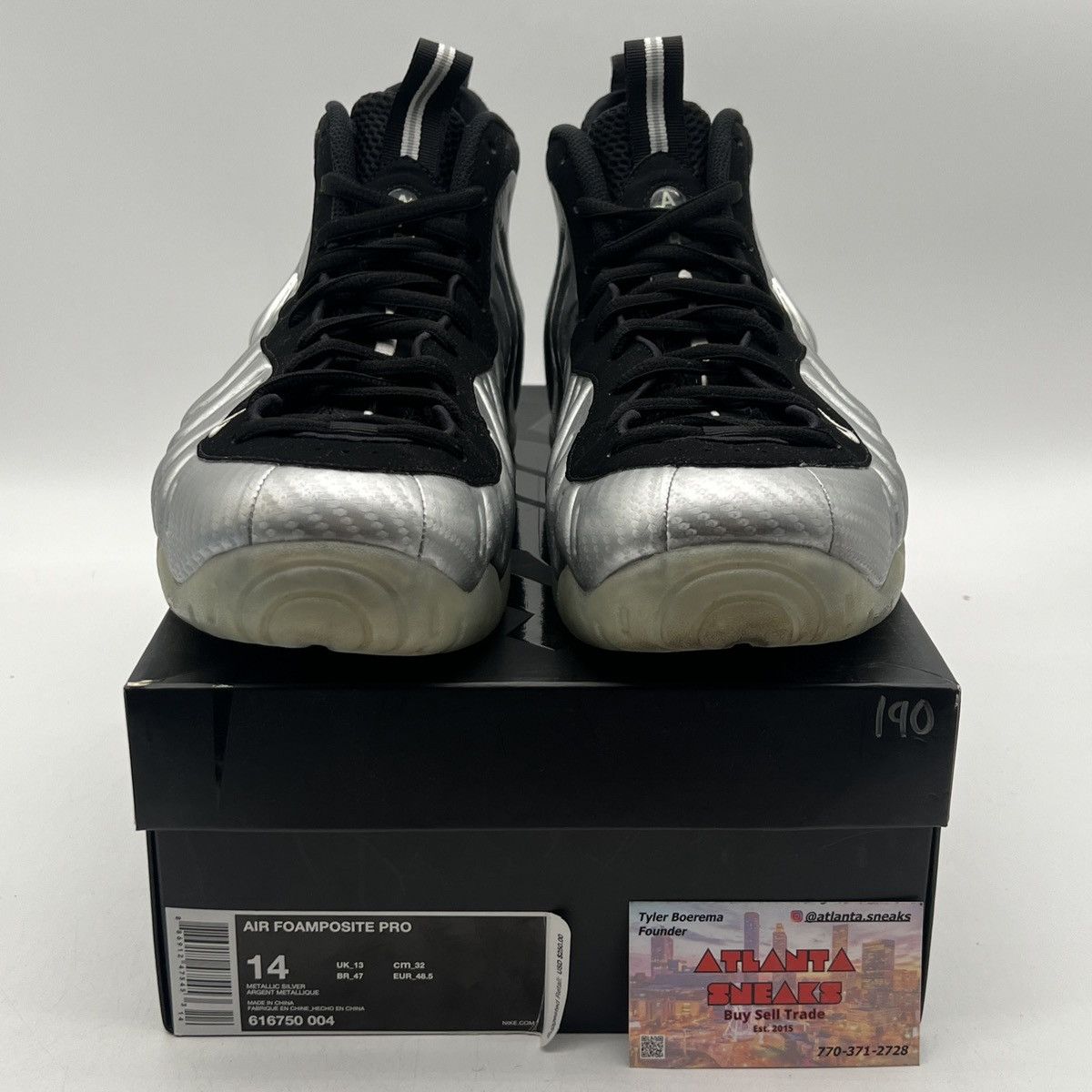 Nike Air Foamposite pro silver surfer Size US 14 / EU 47 - 2 Thumbnail