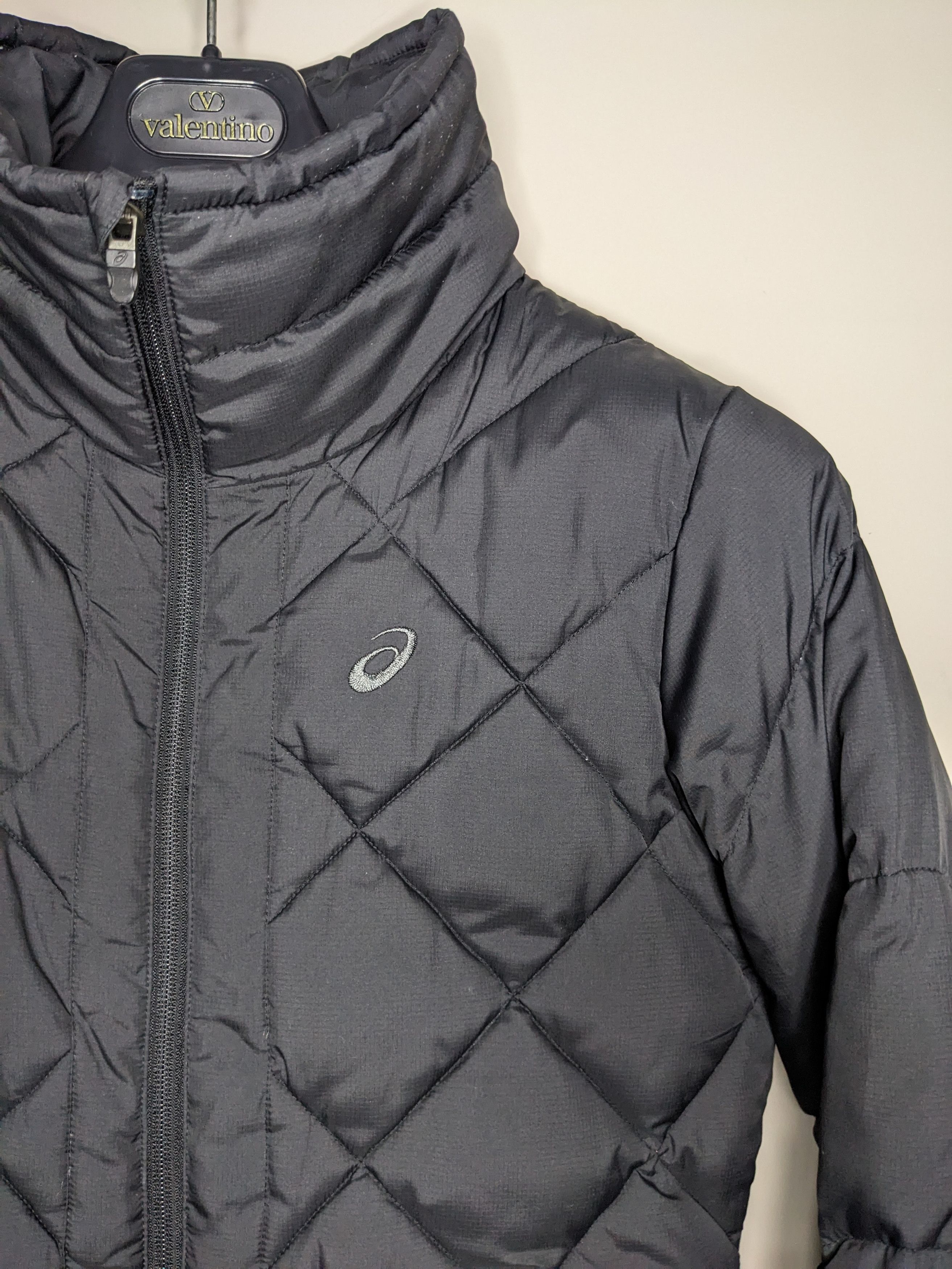 Asics Asics Quilted Puffer Jacket Womens Medium Mock Neck Coat Size M / US 6-8 / IT 42-44 - 2 Thumbnail