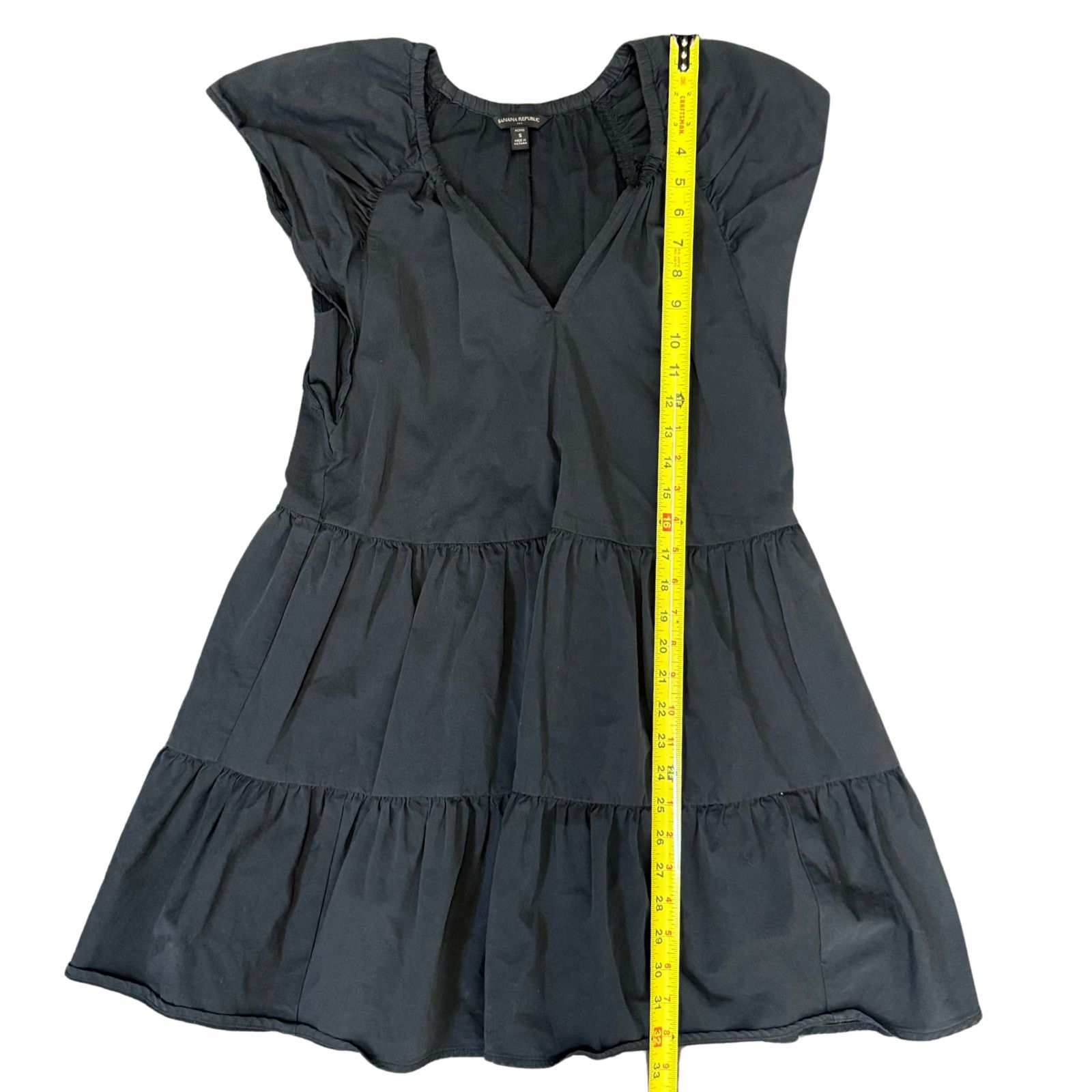 Banana Republic Banana Republic Tiered A-Line Mini Dress | Small Petite Size S / US 4 / IT 40 - 5 Thumbnail