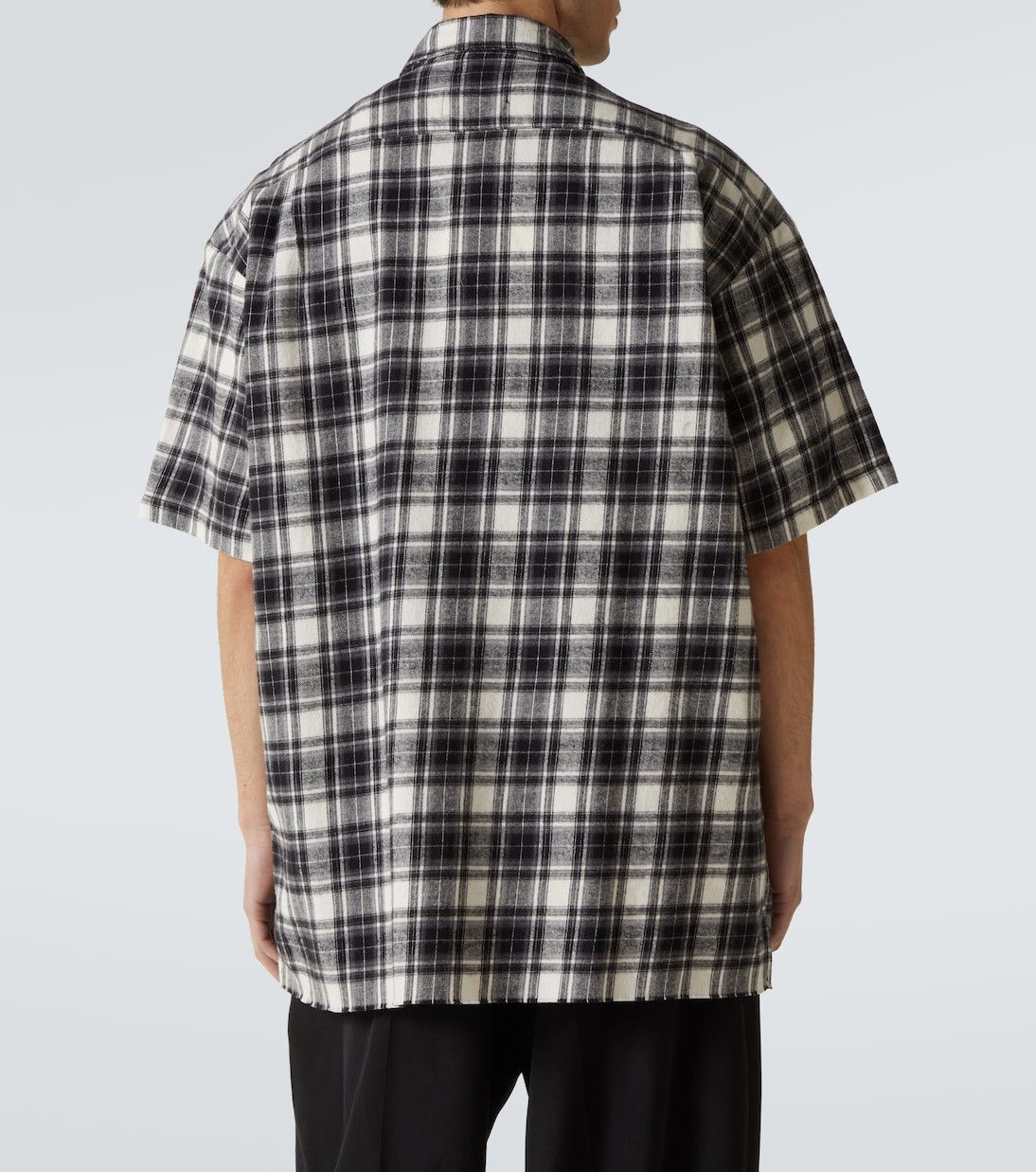Greg Lauren $750 Greg Lauren Short Sleeve Plaid Shirt Size US XL / EU 56 / 4 - 3 Thumbnail